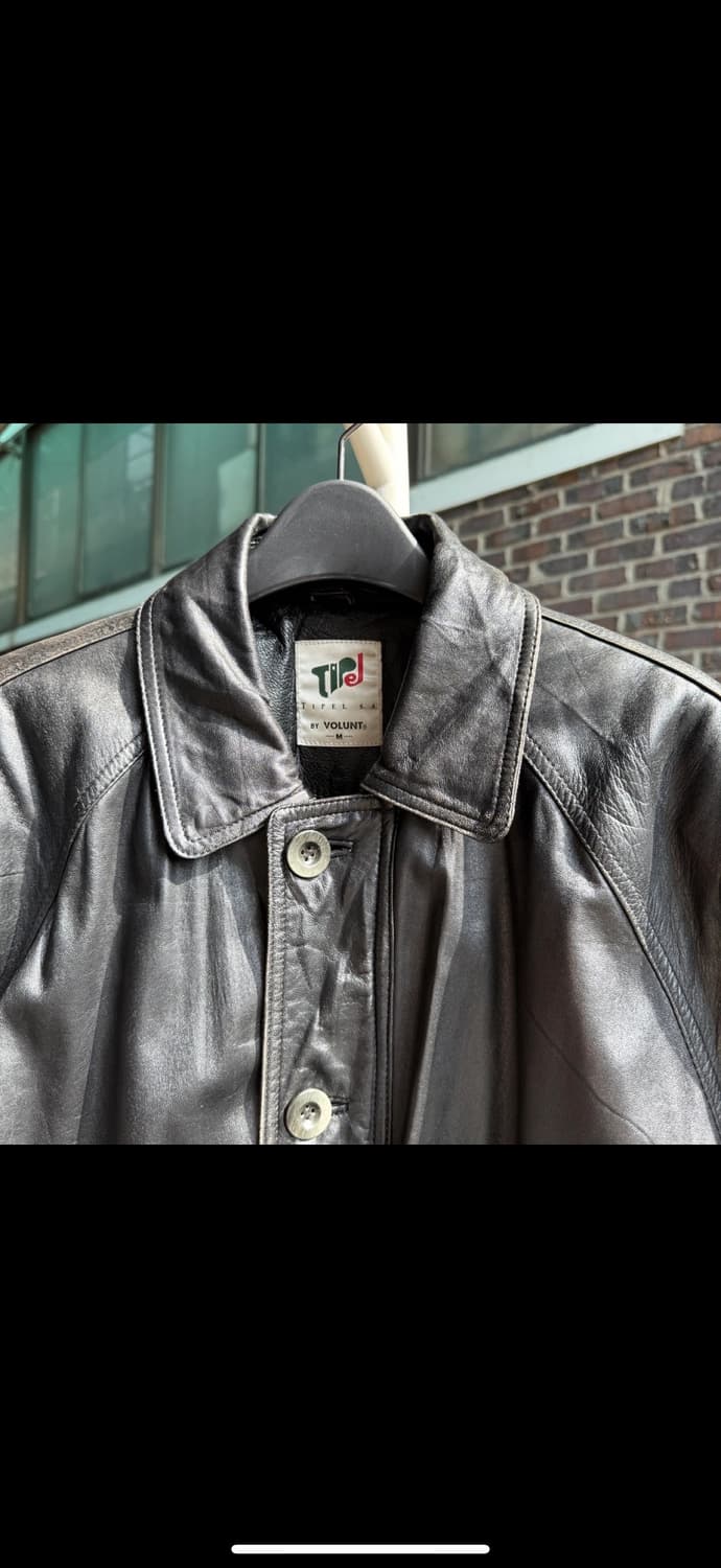 VOLUNT 빈티지 가죽자켓 M 상품이미지5