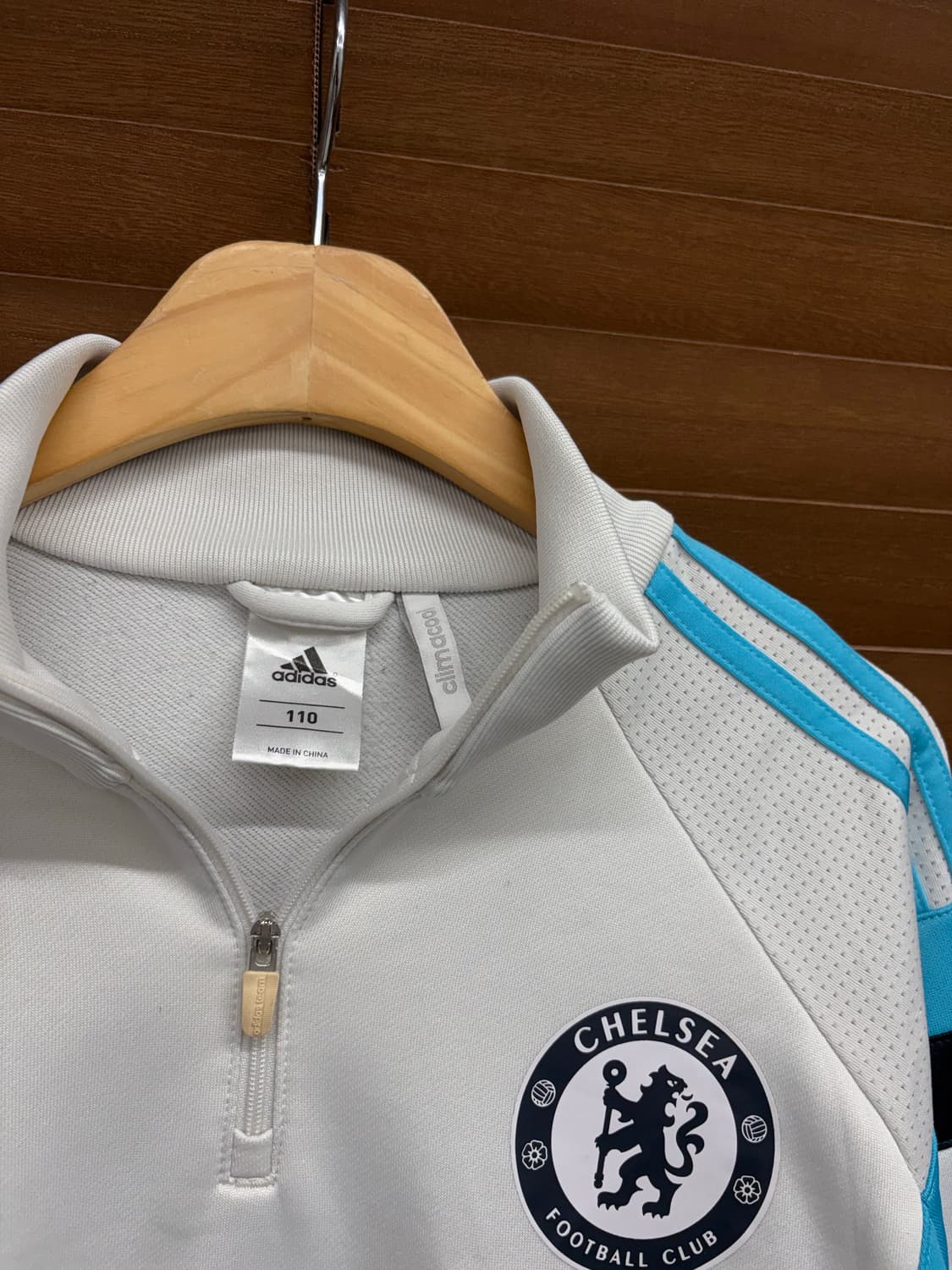 아디다스 14 15 첼시 반집업 트레이닝탑 유니폼 져지 상품이미지9