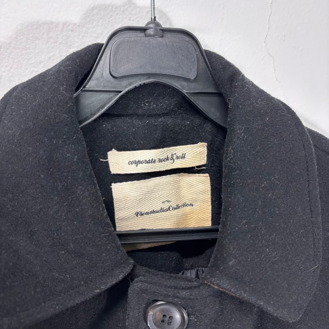 S 비바스튜디오 블랙 하프 발마칸코트 상품이미지6