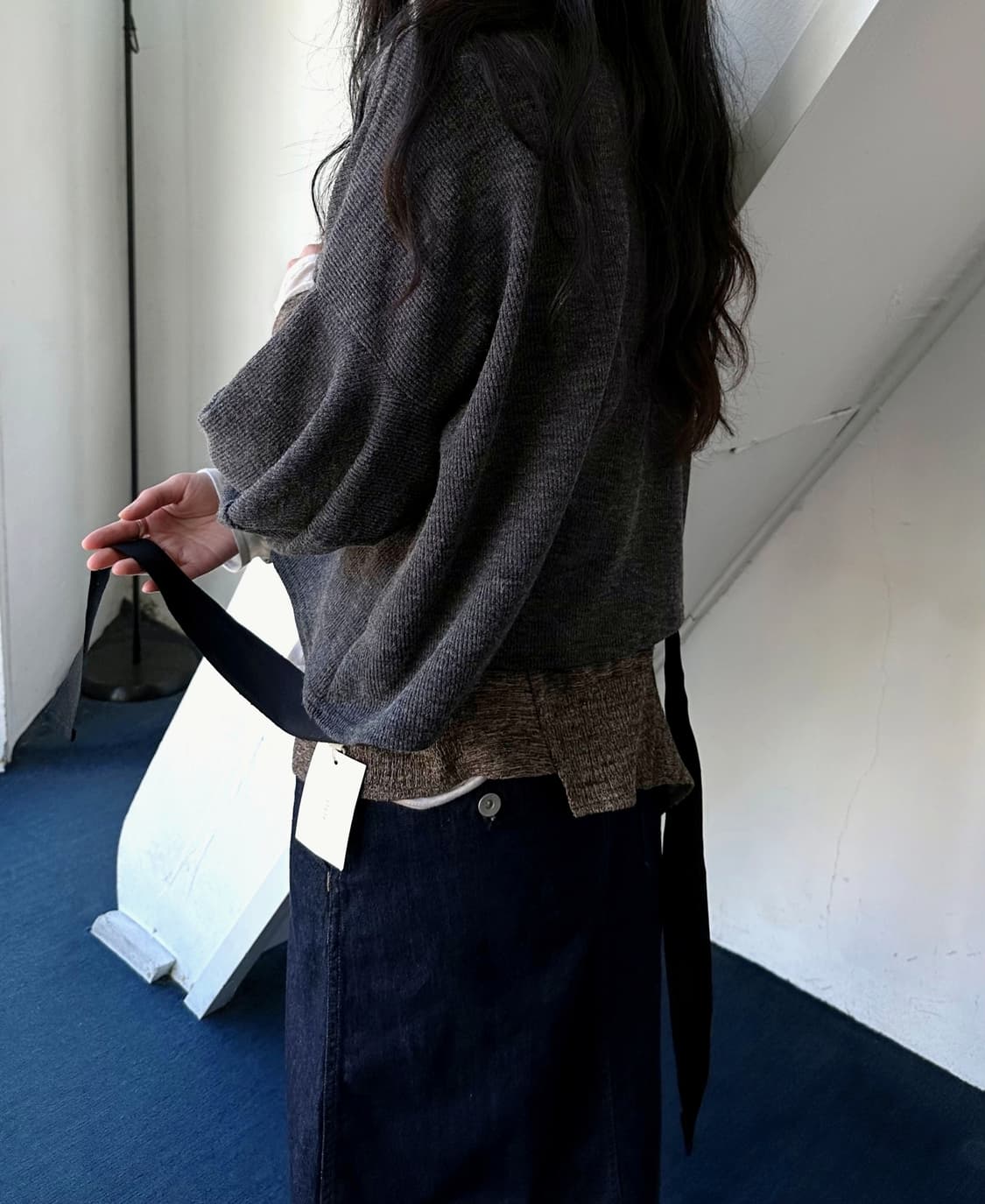 Fuff sleeve design wide silhouette knit  상품이미지9