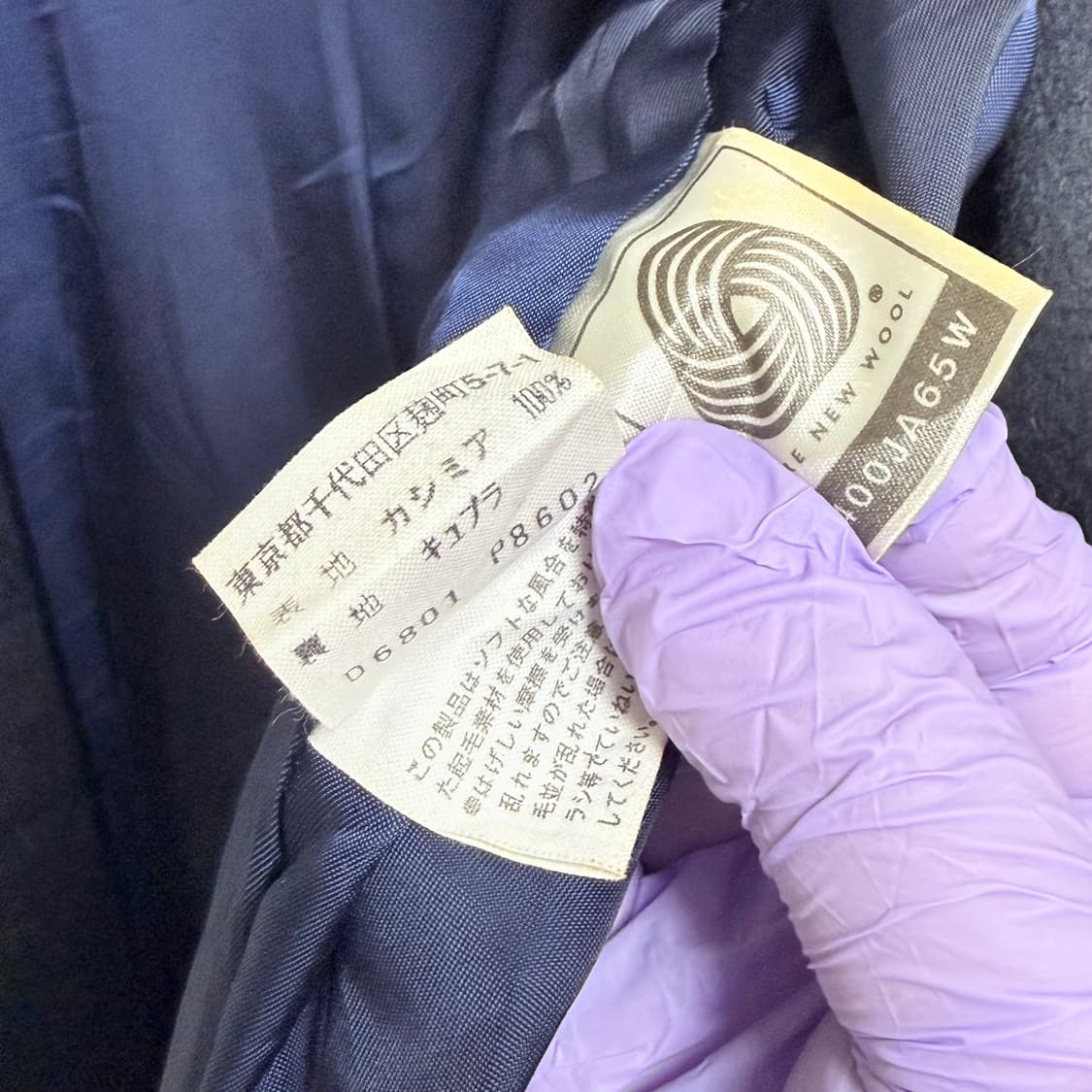 [캐시미어 100%] 여성 블랙 롱 코트 상품이미지7