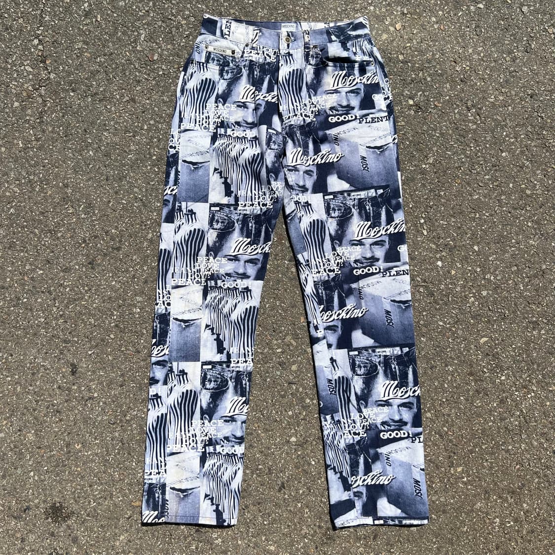 90‘s Moschino AOP Denim Pants 상품이미지1