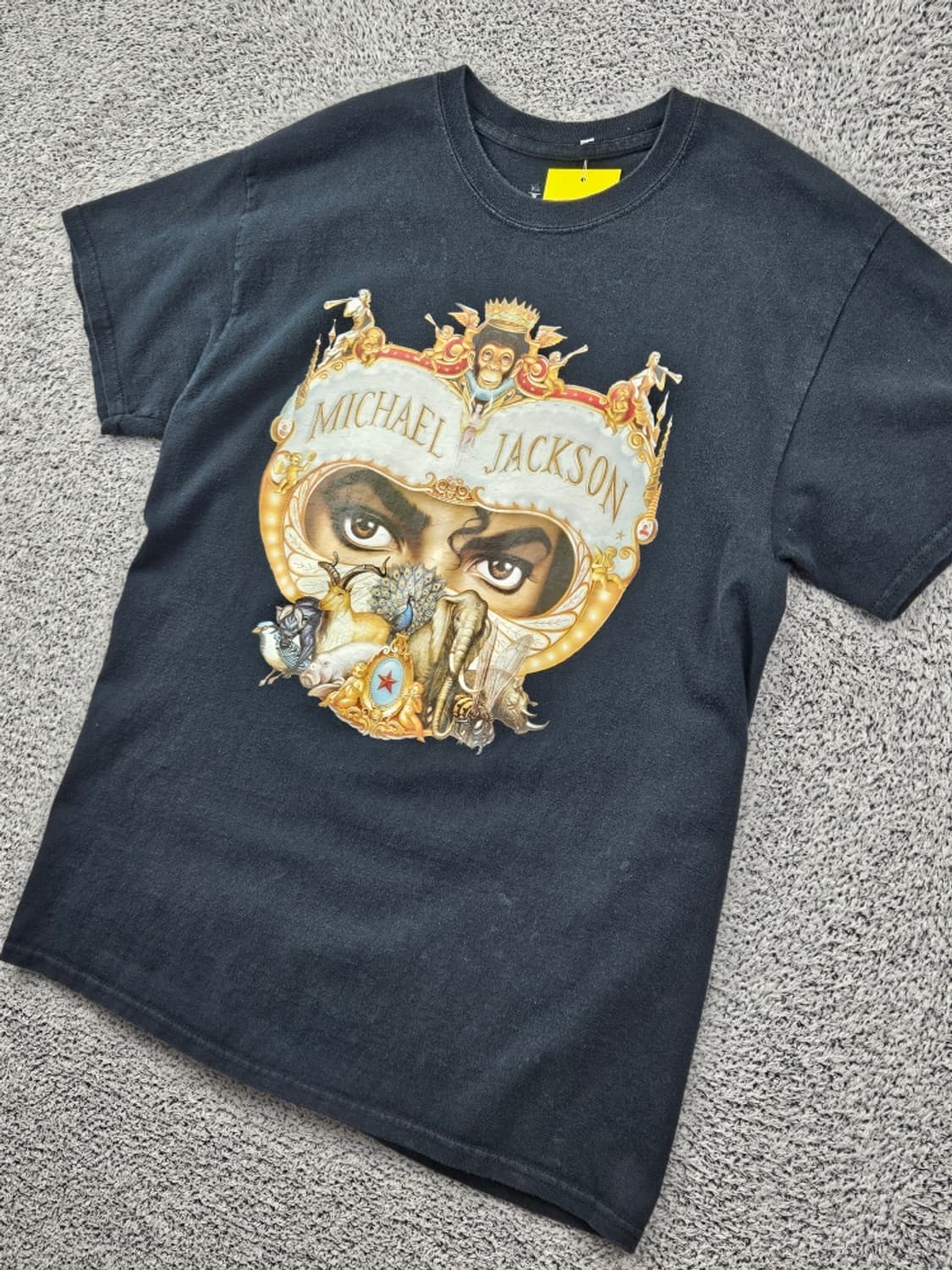 92~93 마이클잭슨 월드투어 빈티지 반팔 티셔츠 (S추정)/ 11822 상품이미지4