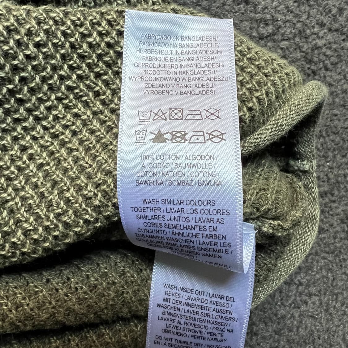 Primark 올리브 그린 스웨터 [XL] 상품이미지6