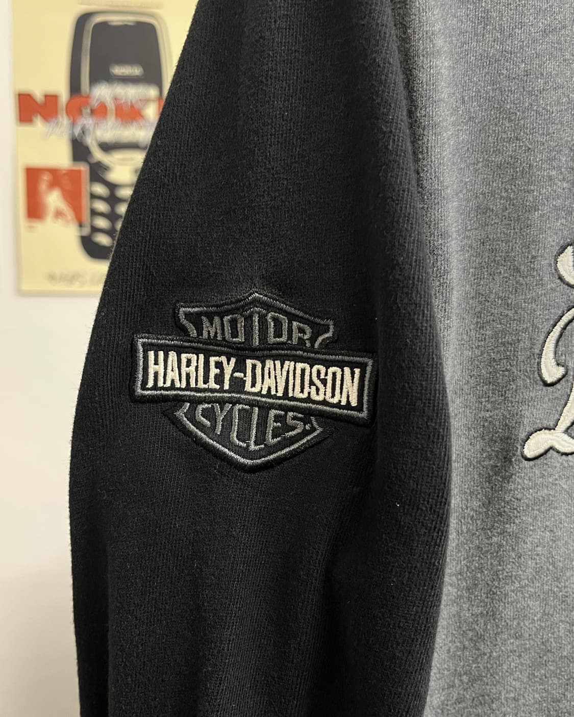 할리데이비슨 빅로고 컬러블럭 후드집업 상품이미지10