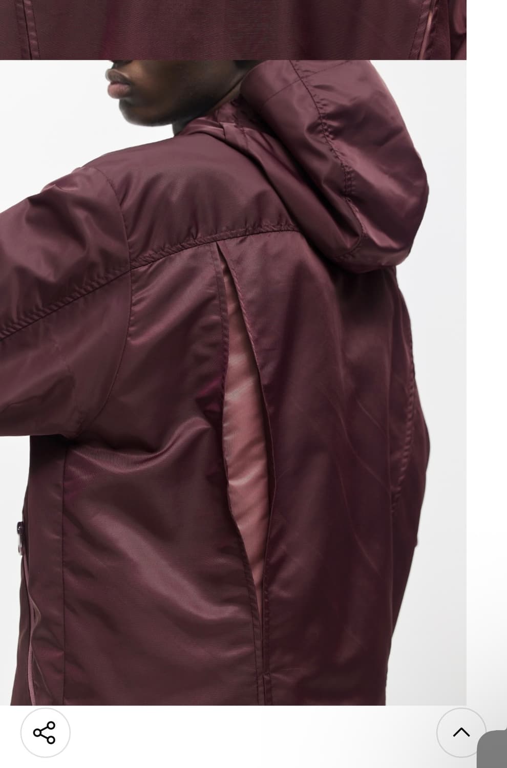 BACK FLASH WAYNE HOOD JUMPER BURGUNDY 상품이미지4