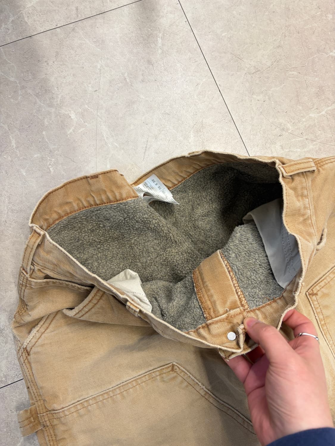 칼하트 더블니 팬츠, 방한바지 상품이미지7