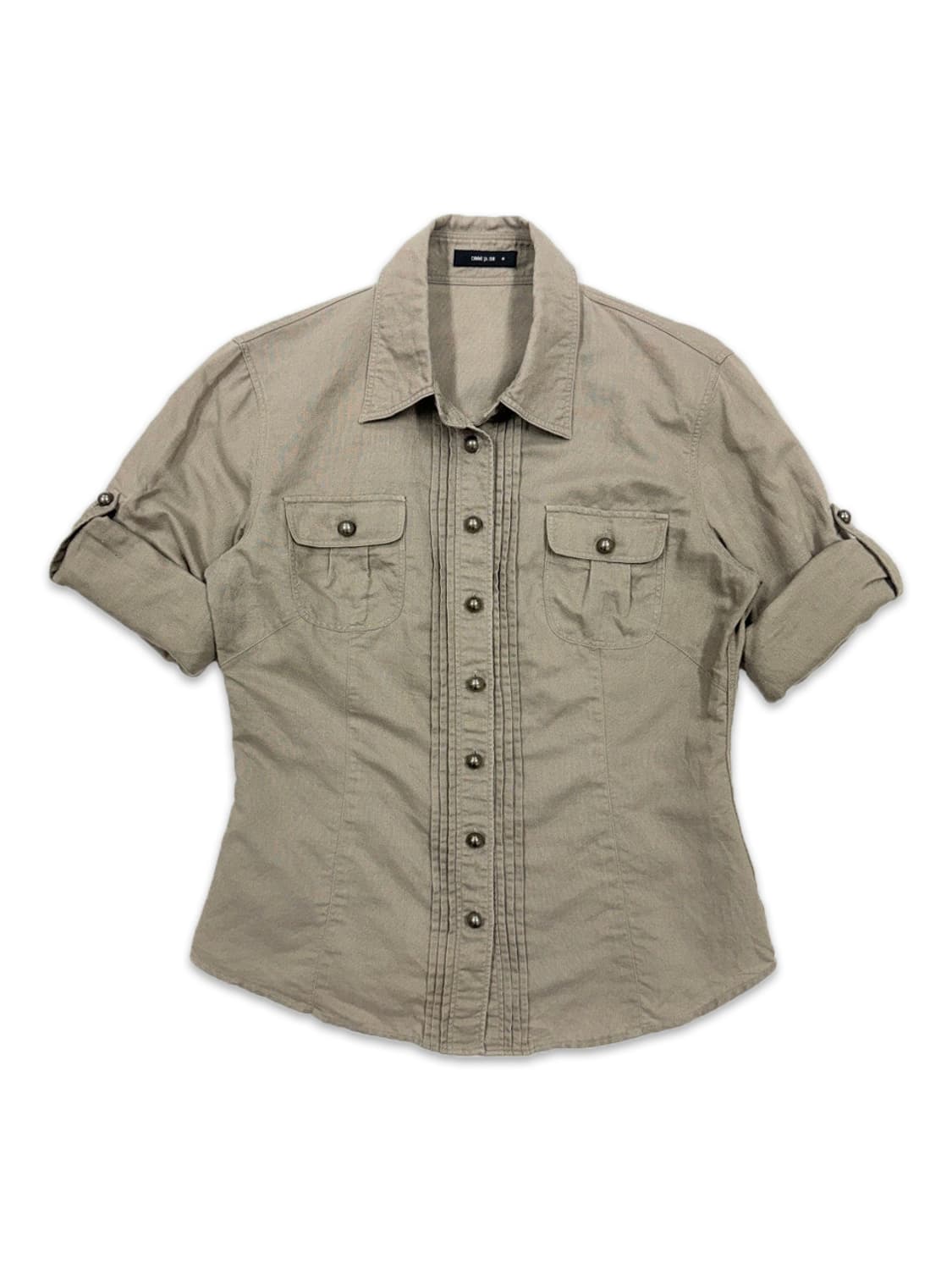 빈티지 Comme Ca Ism 베이지 7부 셔츠 상품이미지1