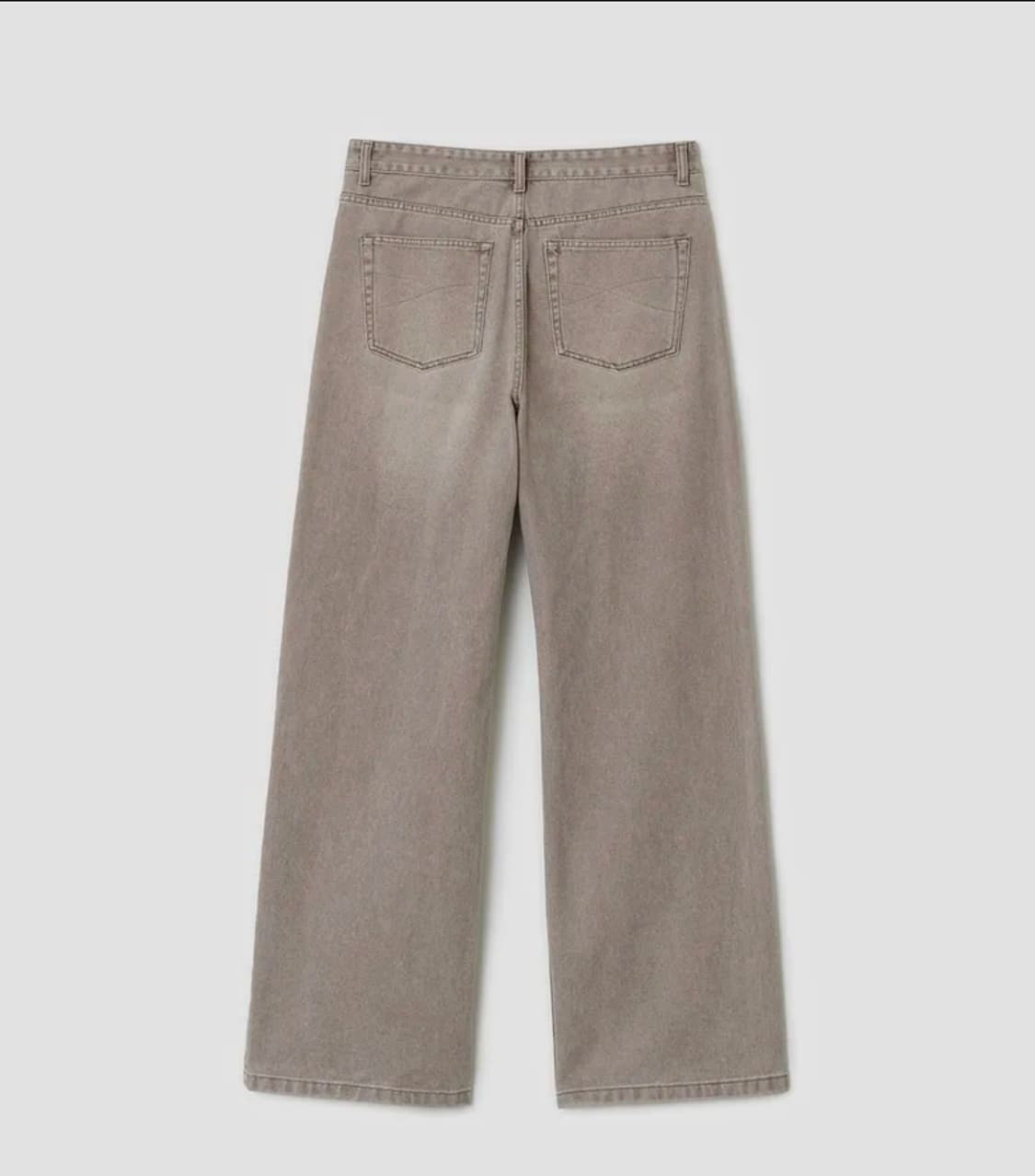 벨리에 트루와이드 데님팬츠 빈티지 베이지 상품이미지2