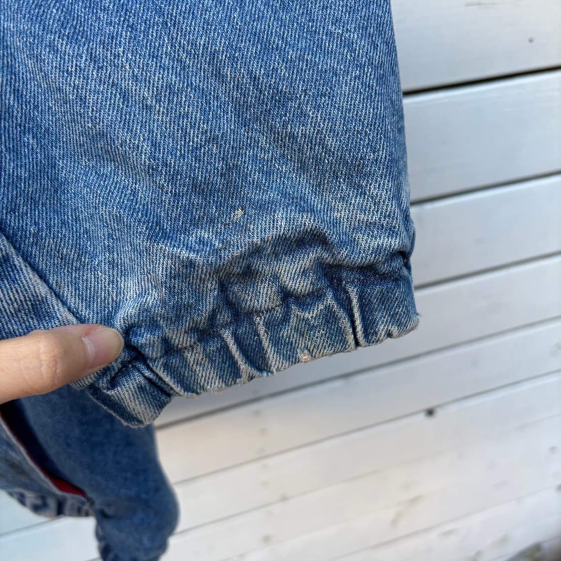 Polo 폴로 8~90s made in usa 베이포트 데님 자켓 상품이미지5