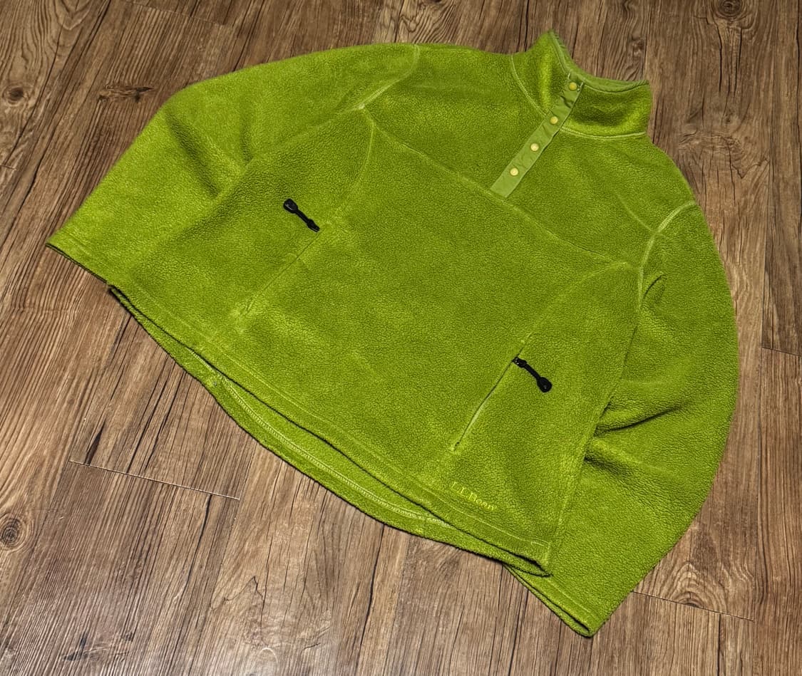 [L] L.L.Bean 엘엘빈 폴라텍 라임 그린 플리스 상품이미지1