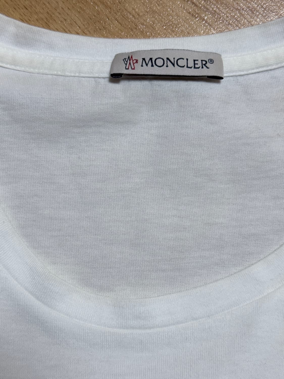 몽클레어 여성 흰색 반팔 XS 상품이미지3