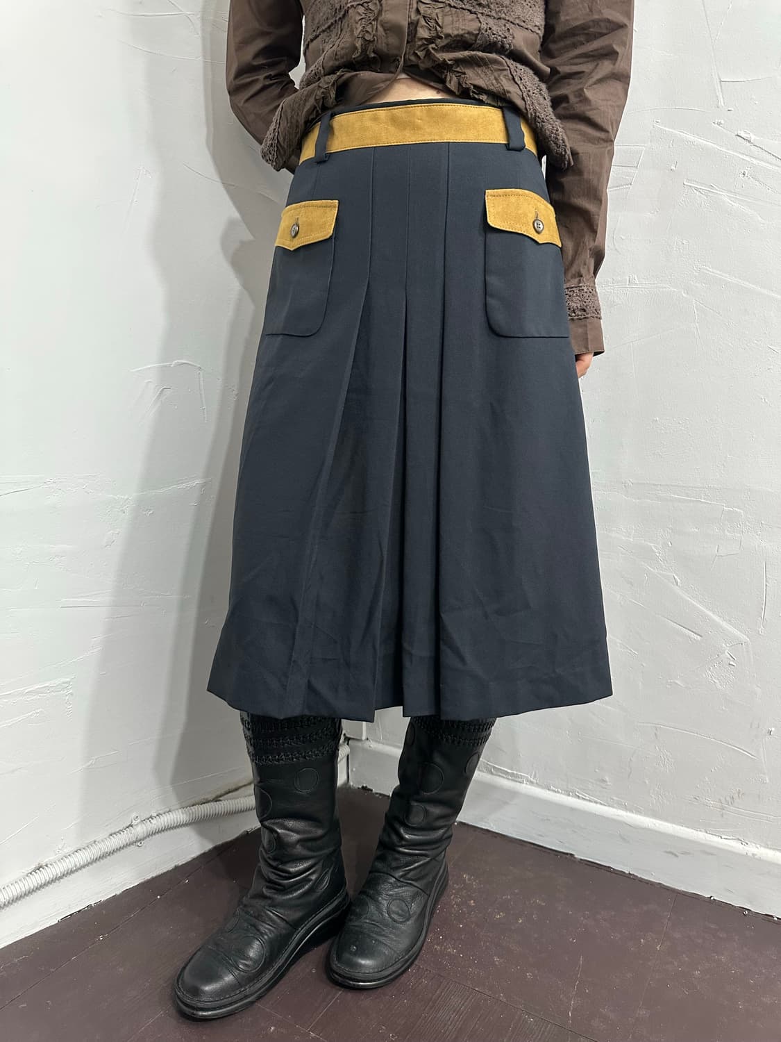 design midi skirt 상품이미지1