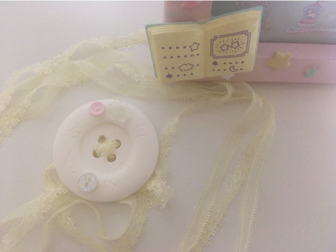 샵페어리 목걸이 lettering big button necklace 상품이미지2