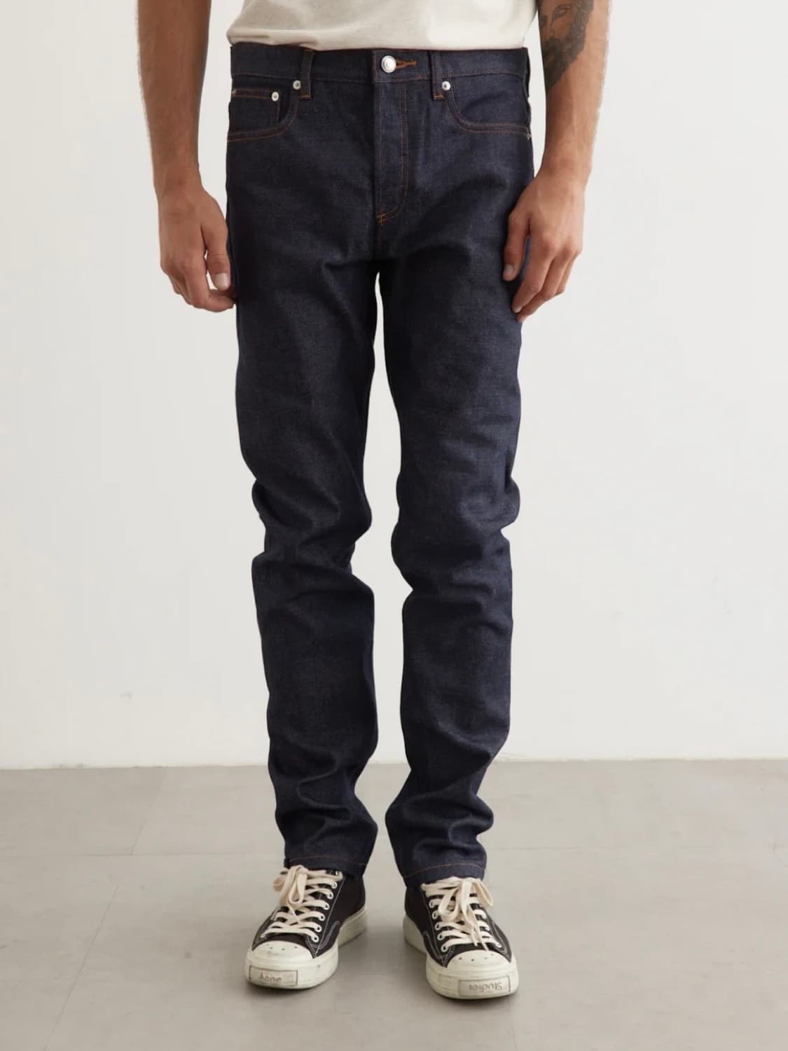 아페쎄 쁘띠 스탠다드 진 생지 데님 상품이미지1