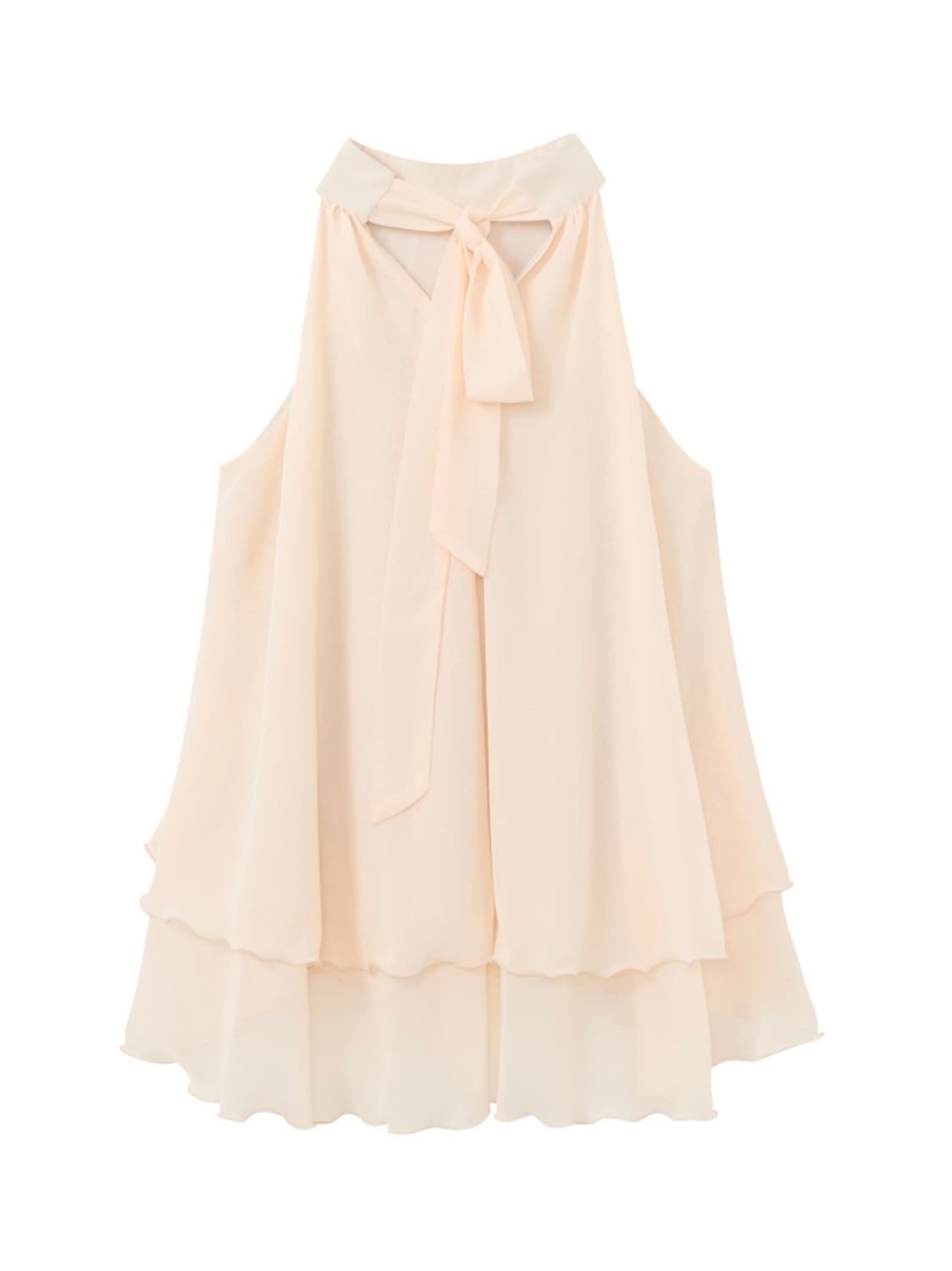 씨어 seer melted heart blouse_peach beige 상품이미지2
