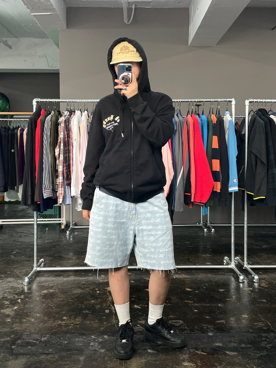 Ed Hardy 타이거 로고 후드 집업 자켓 상품이미지6