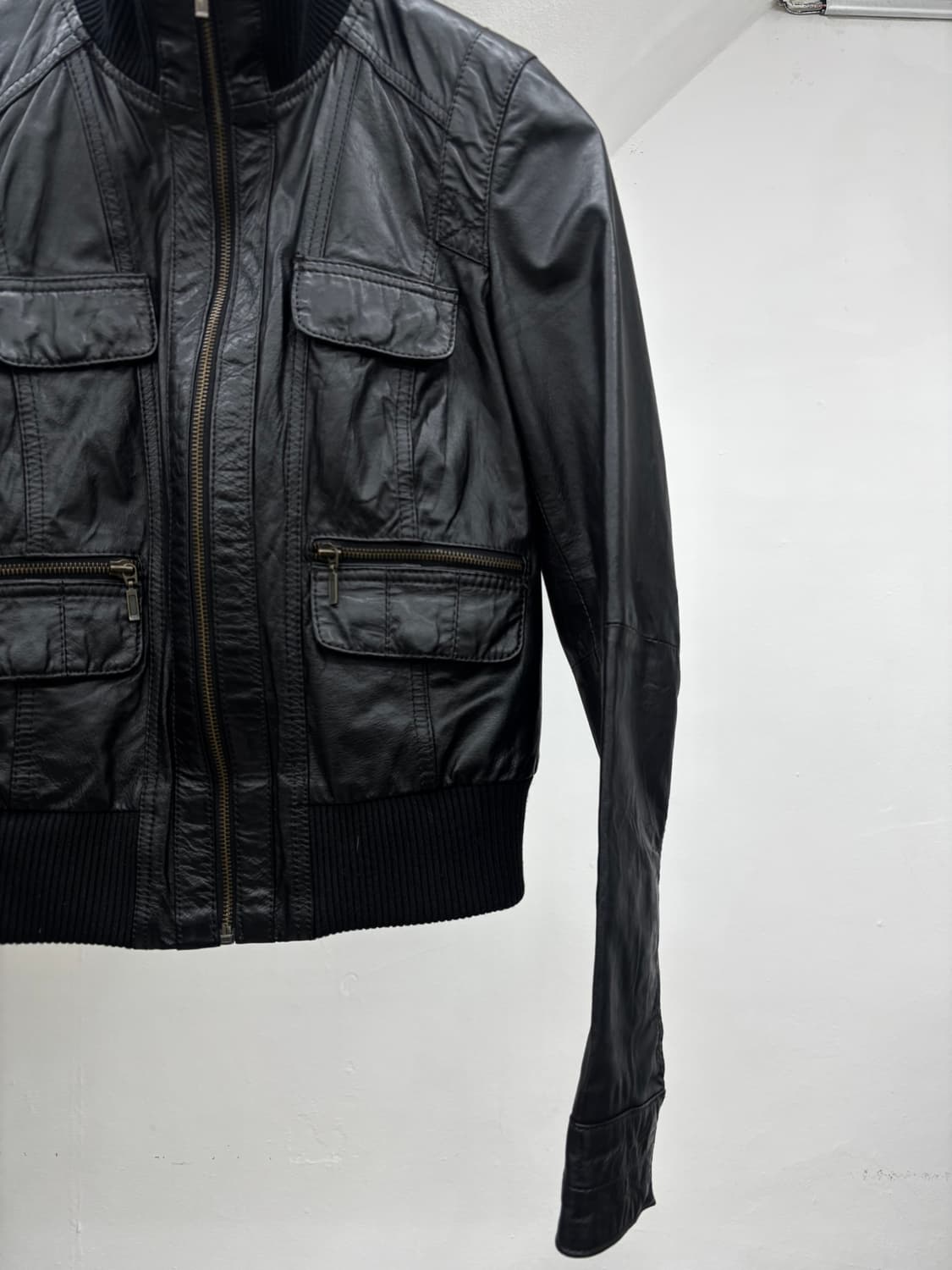 Tc surf high-neck leather jacket  상품이미지6