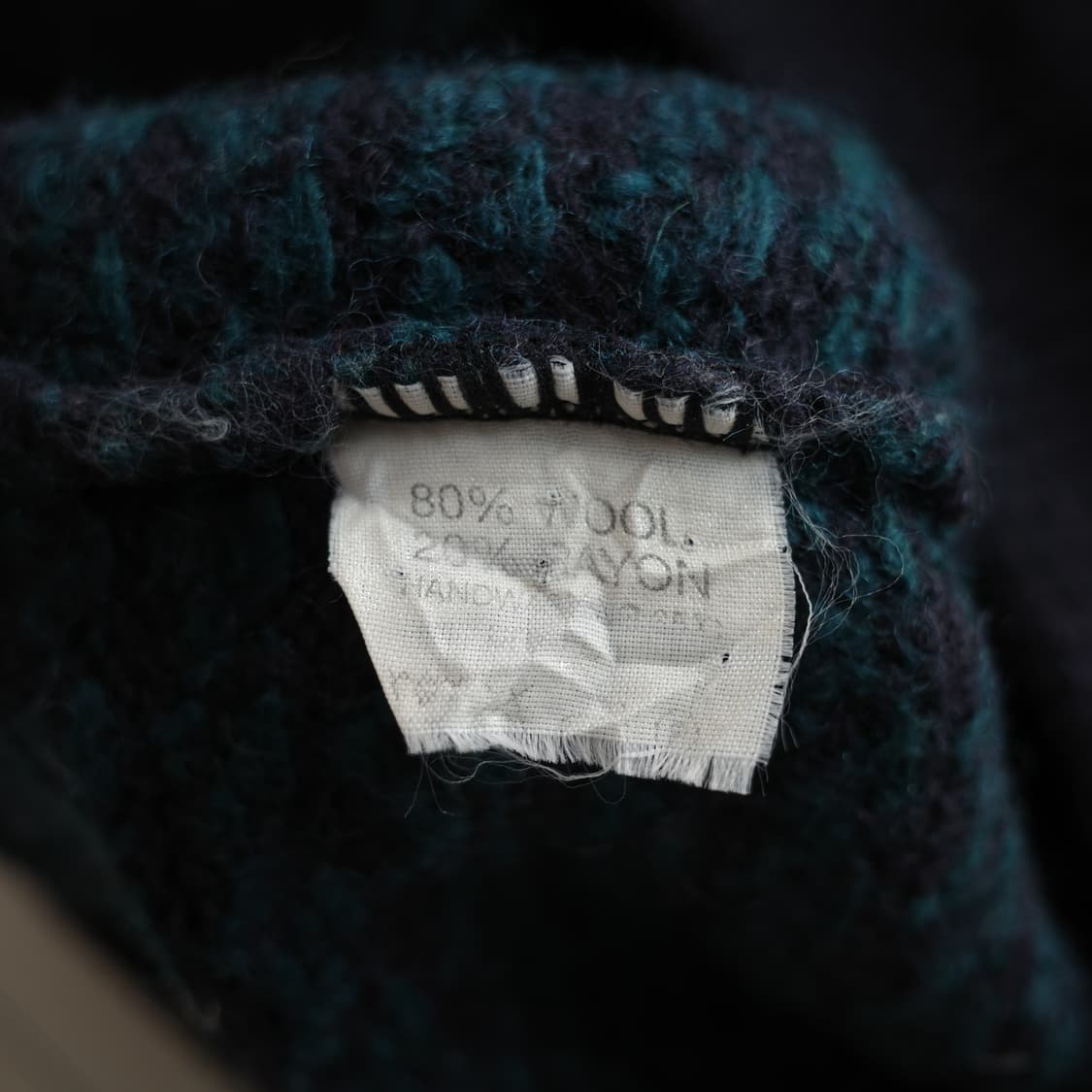 90s 버드아이 울 피셔맨 니트 (엘엘빈) 상품이미지5