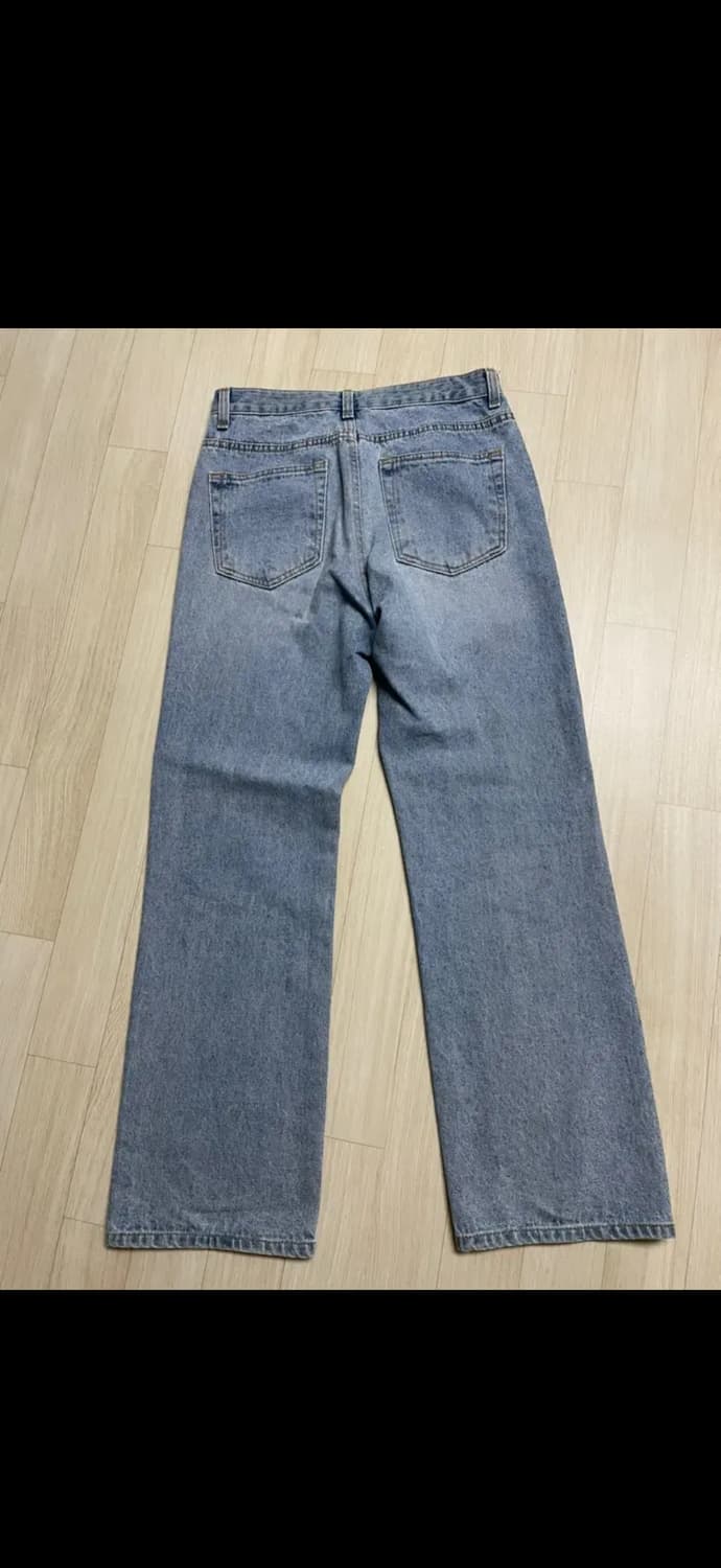 뉴치프시크 세미와이드 연청데님진 상품이미지3