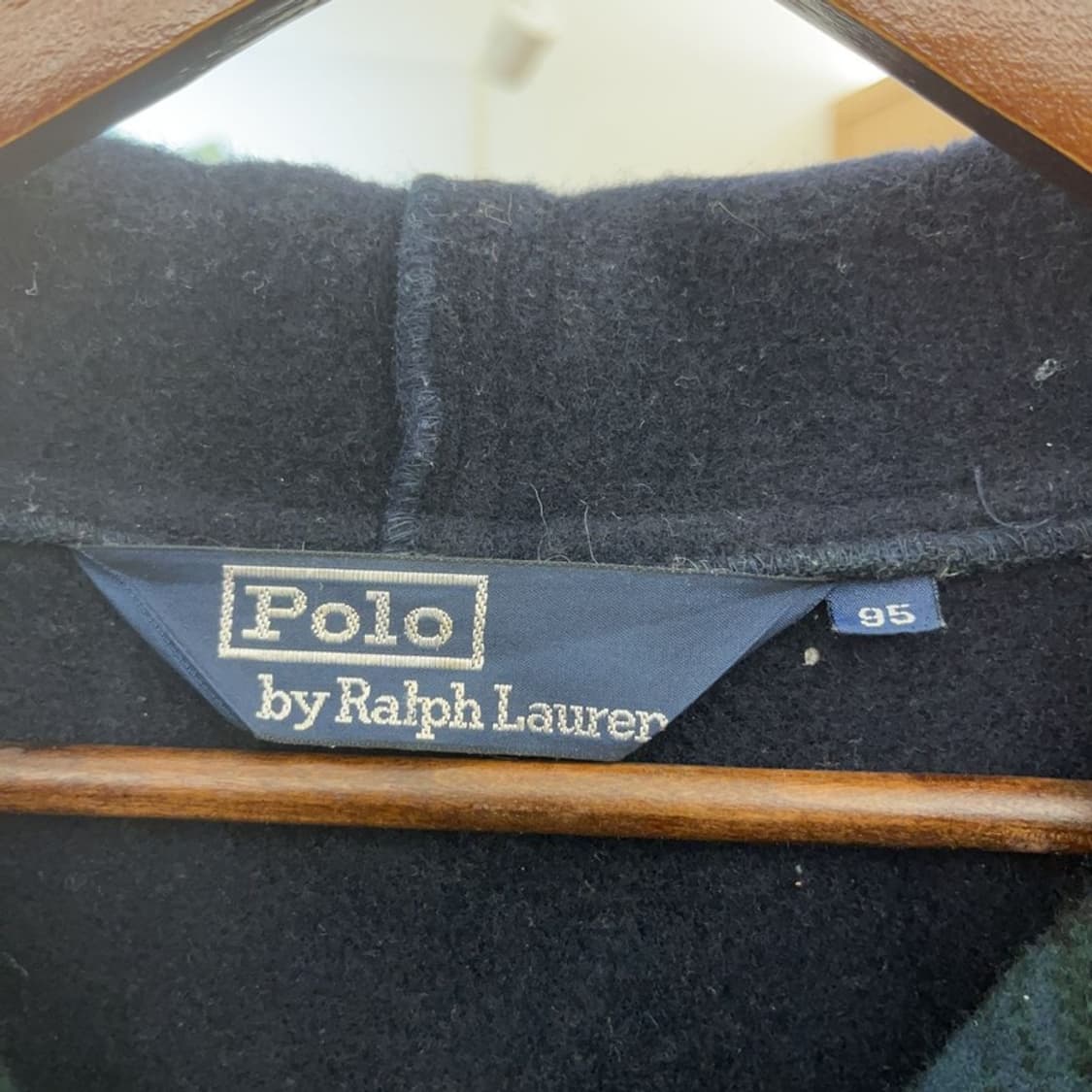 폴로 랄프로렌 블랙와치 홀리데이 체크 후드 미디 코트 95 C07451 상품이미지5