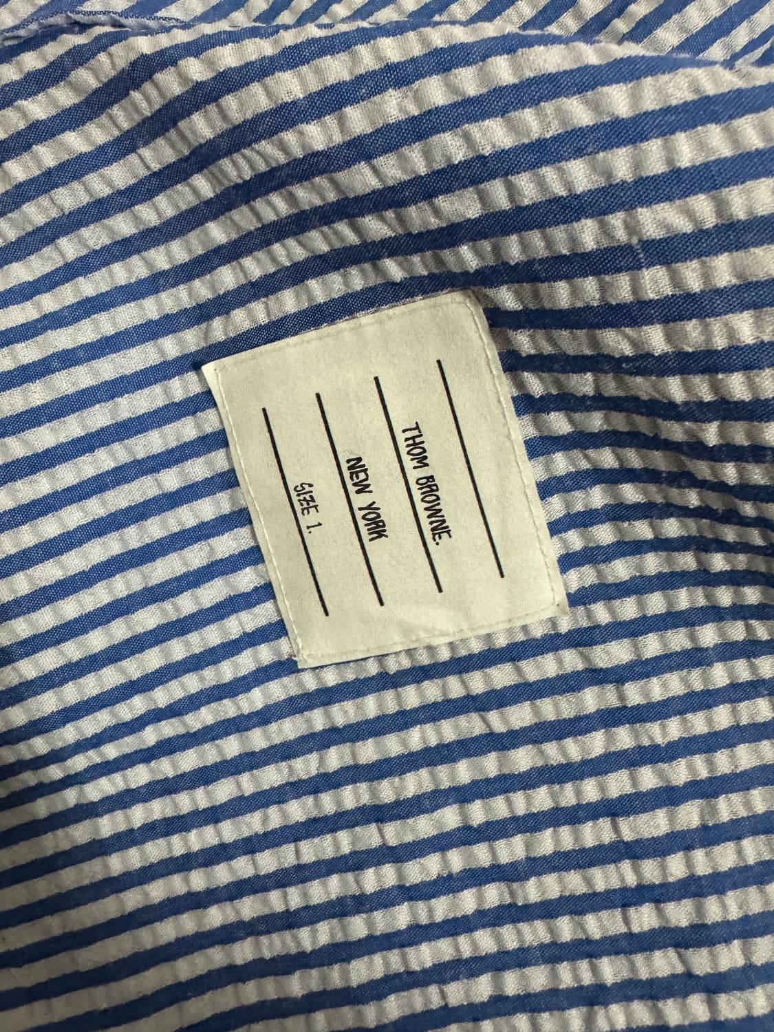 톰브라운 커스텀 리메이크 시어커스 스트라이츠 셔츠 상품이미지4