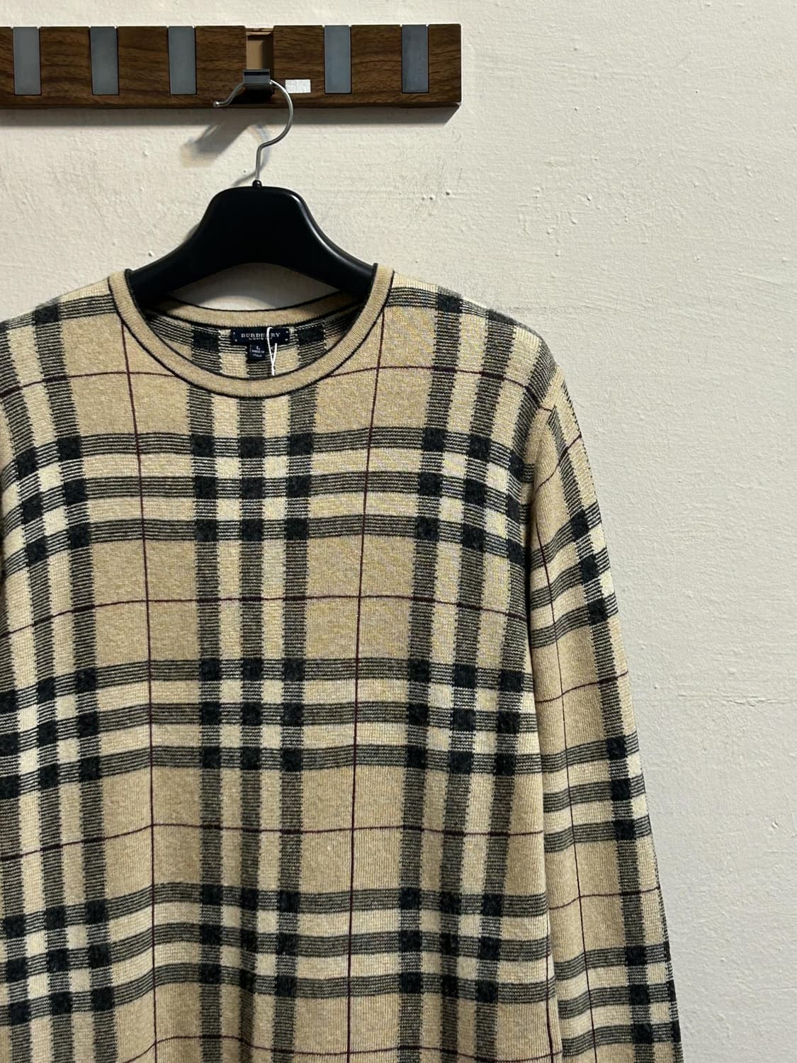 버버리 런던 클래식 체크 울 니트 상품이미지3