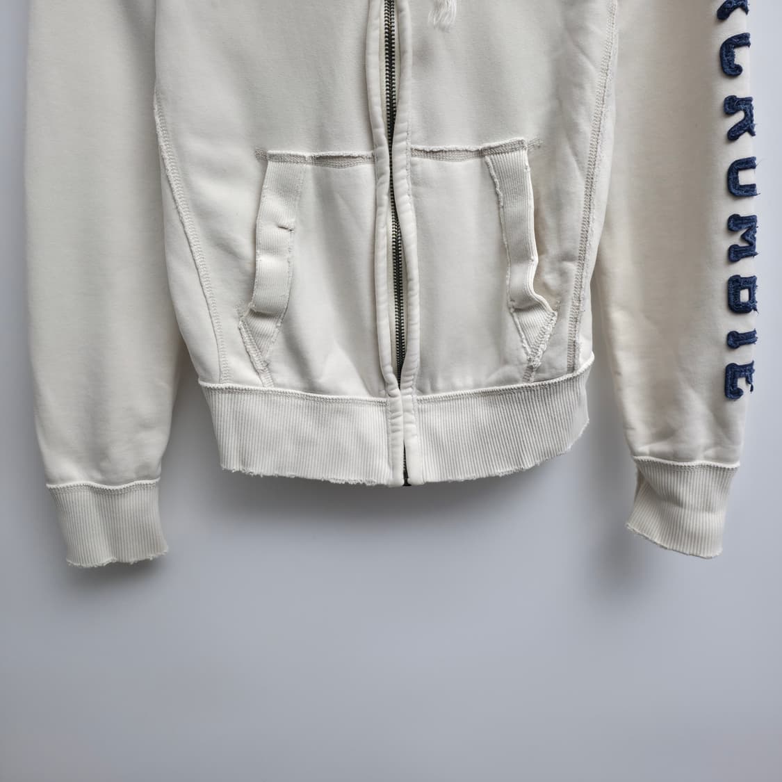 [S] 아베크롬비 화이트 후드집업 상품이미지3