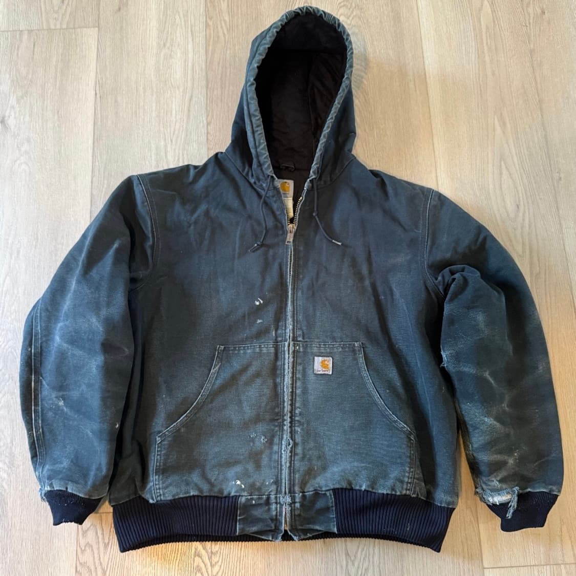 [XL] 빈티지 칼하트 디스트레스드 액티브 자켓 J140 BLK 상품이미지1