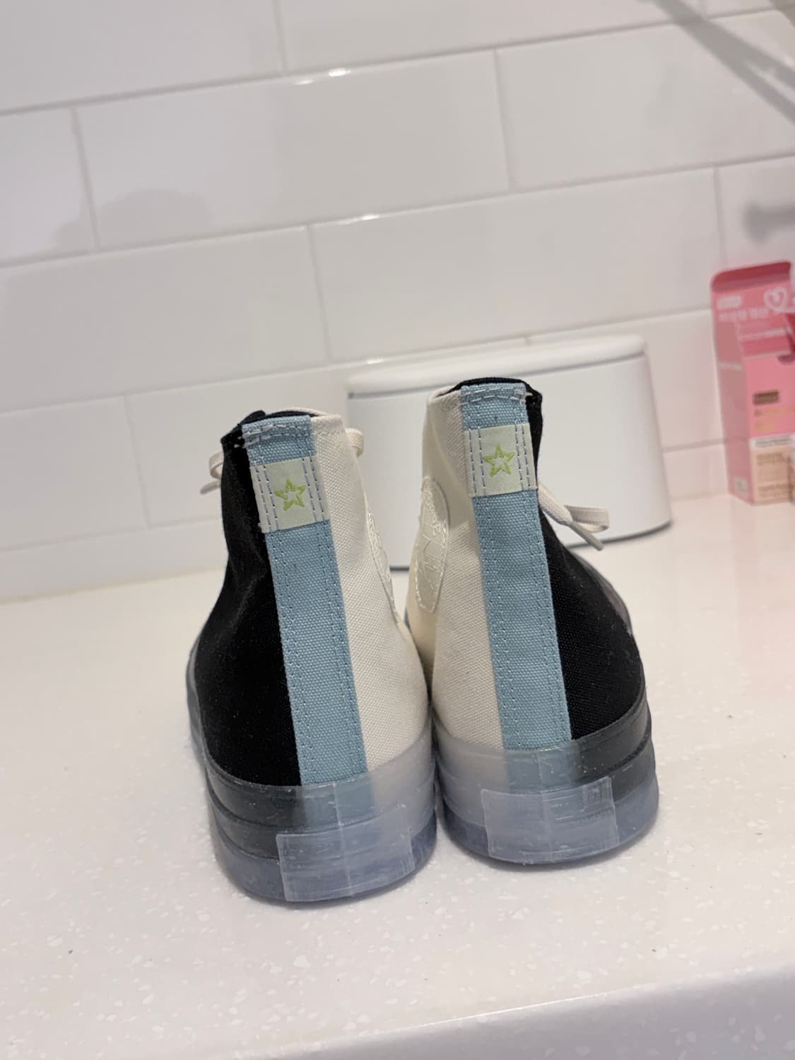 컨버스 척 70 하이 블랙/화이트 260 미착용 상품이미지4