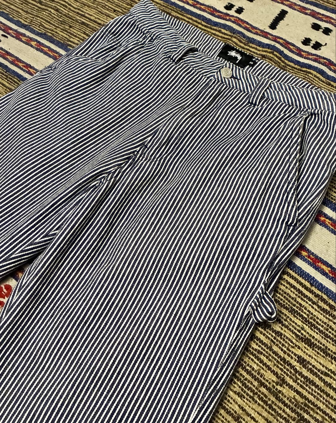 (28)Stussy 스투시 히코리 스트라이프 카펜터 워크 팬츠 상품이미지3