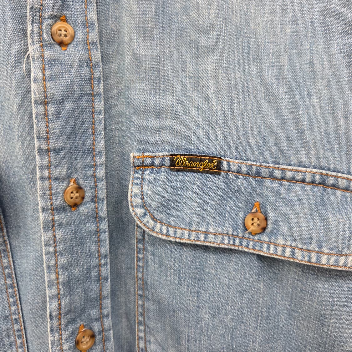 랭글러 데님 셔츠 남방 빈티지 남m 상품이미지3