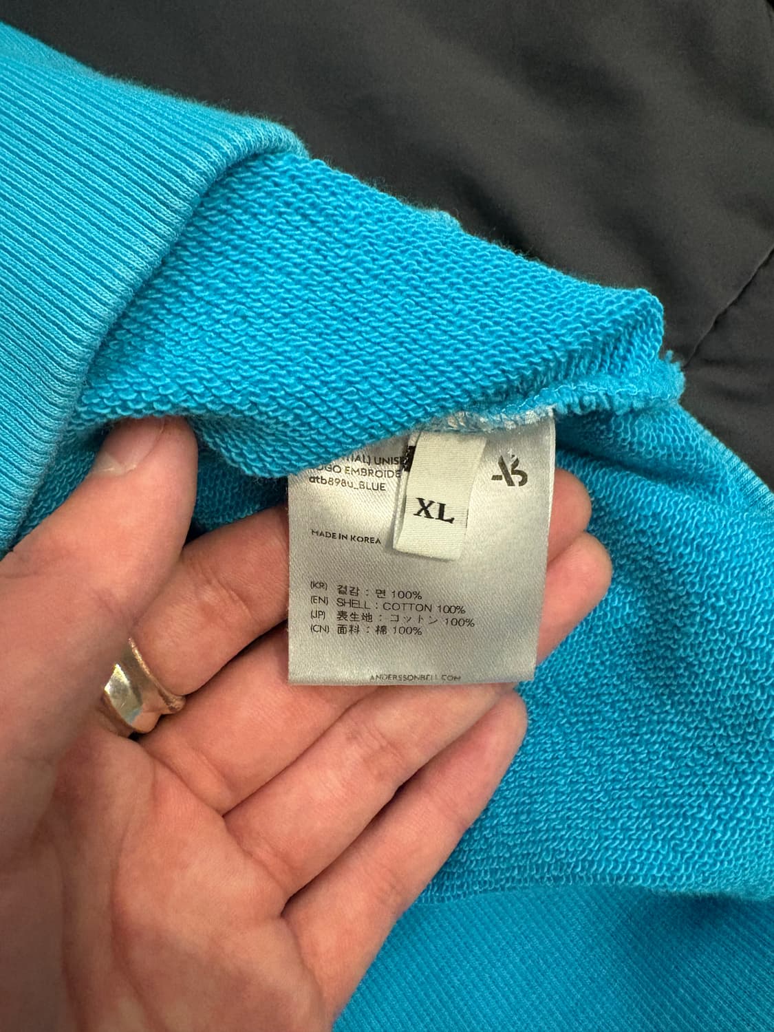  앤더슨벨 후드티 상품이미지3