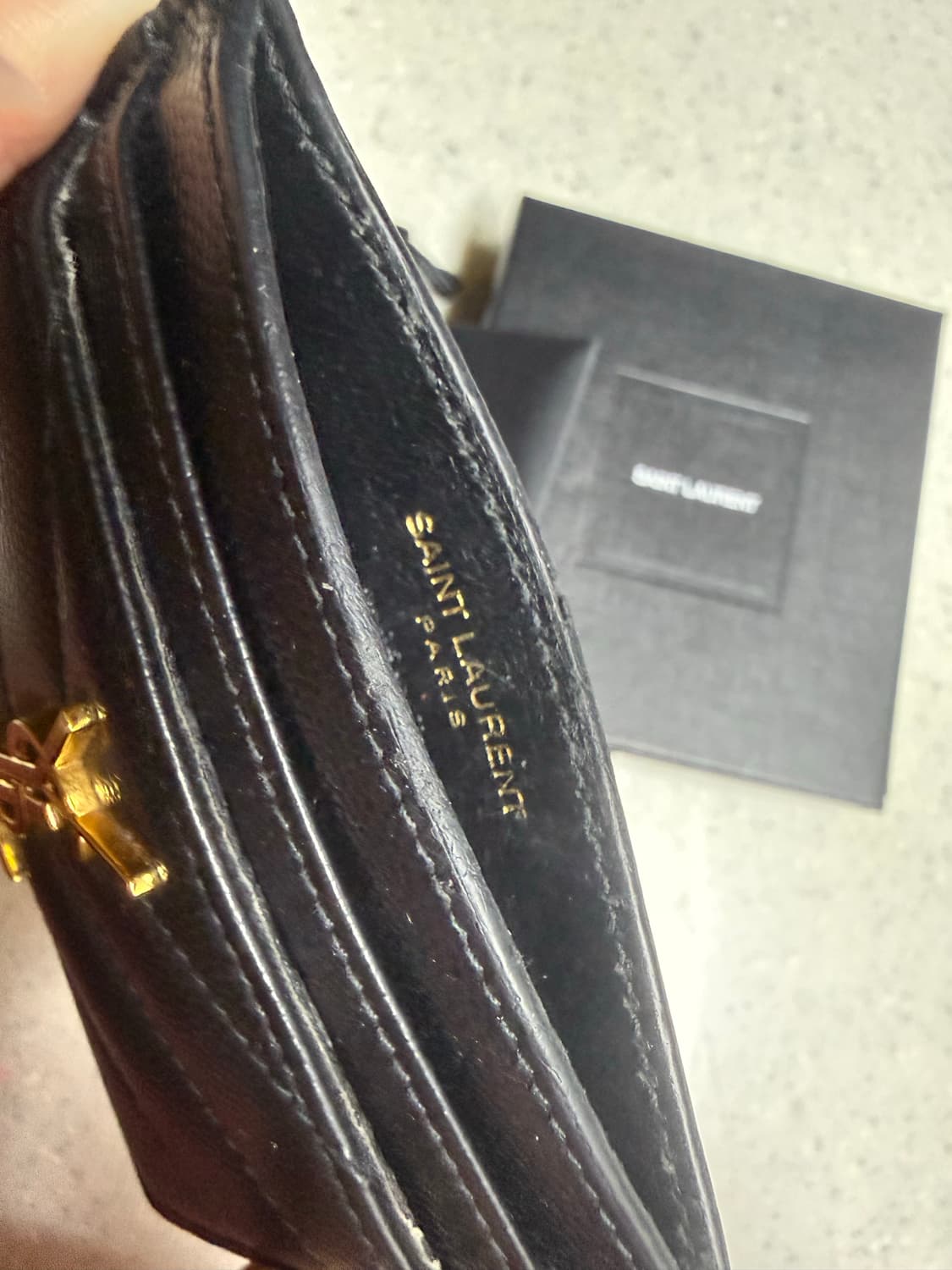 입생로랑카드지갑 상품이미지4