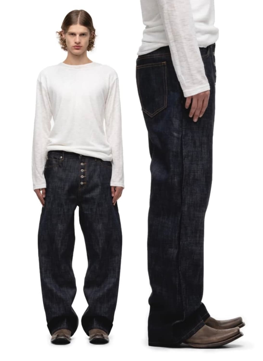Nofaithstudios raw fit denim M 상품이미지1