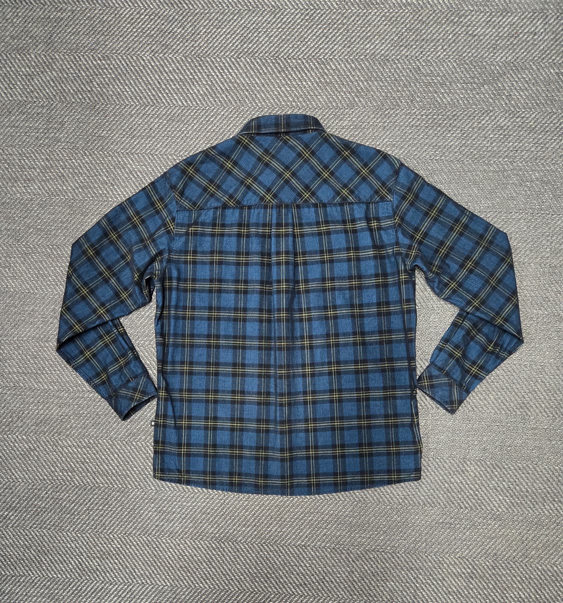 코오롱스포츠 남성 코듀로이 체크 셔츠 TLSXW21521DBU 상품이미지2