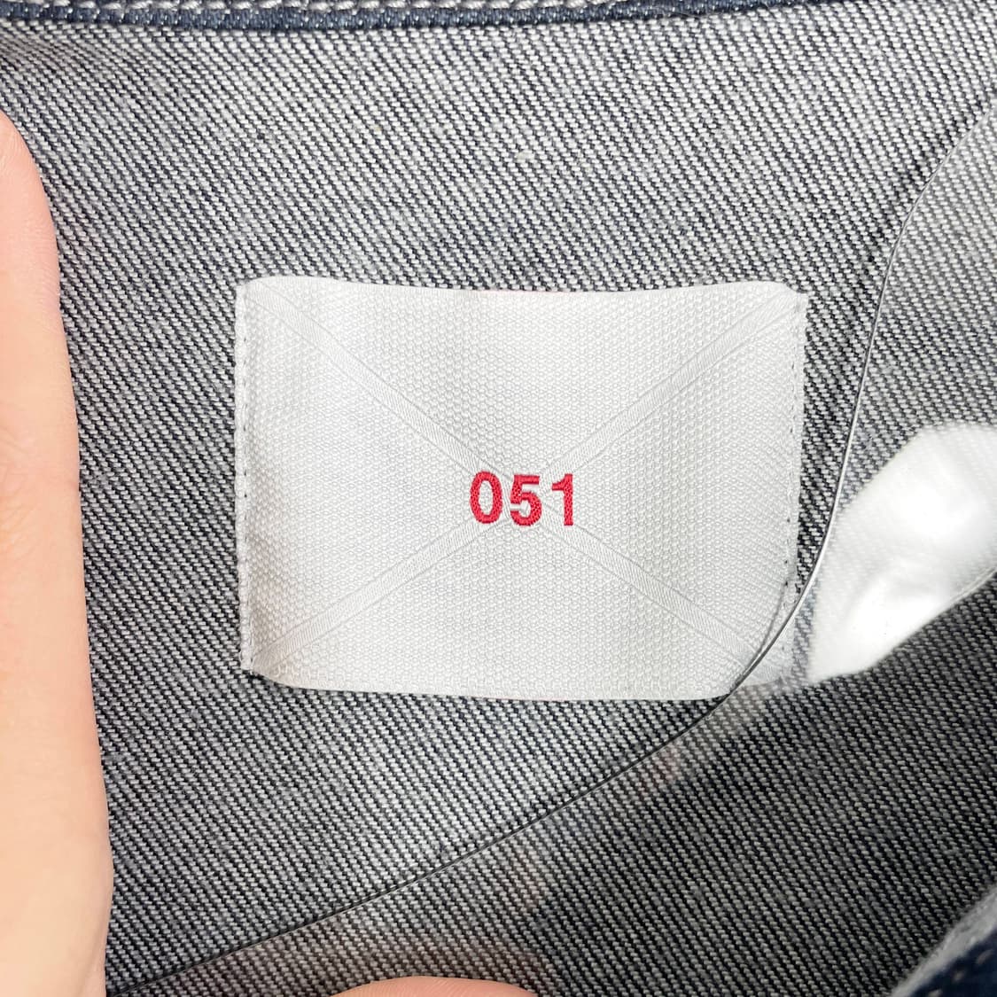 D2 플랙(PLAC) 딥블루 데님 자켓 051T S사이즈 상품이미지4