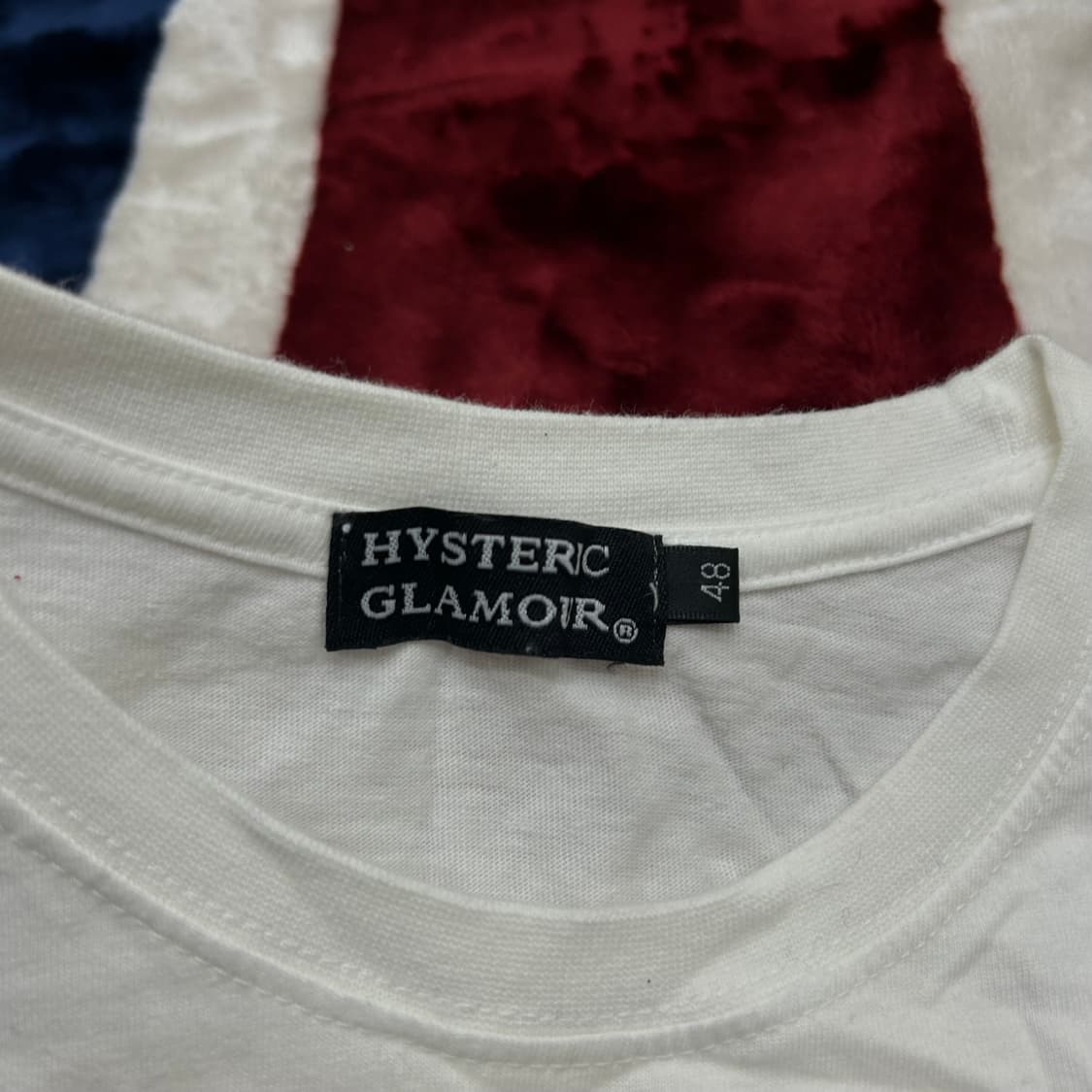 [여성L]히스테릭 글래머 스컬x베리 반팔/화이트 상품이미지5
