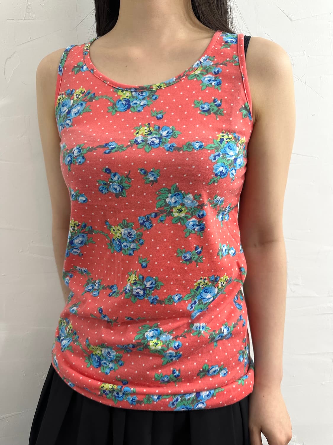 flower dot sleeveless 상품이미지1