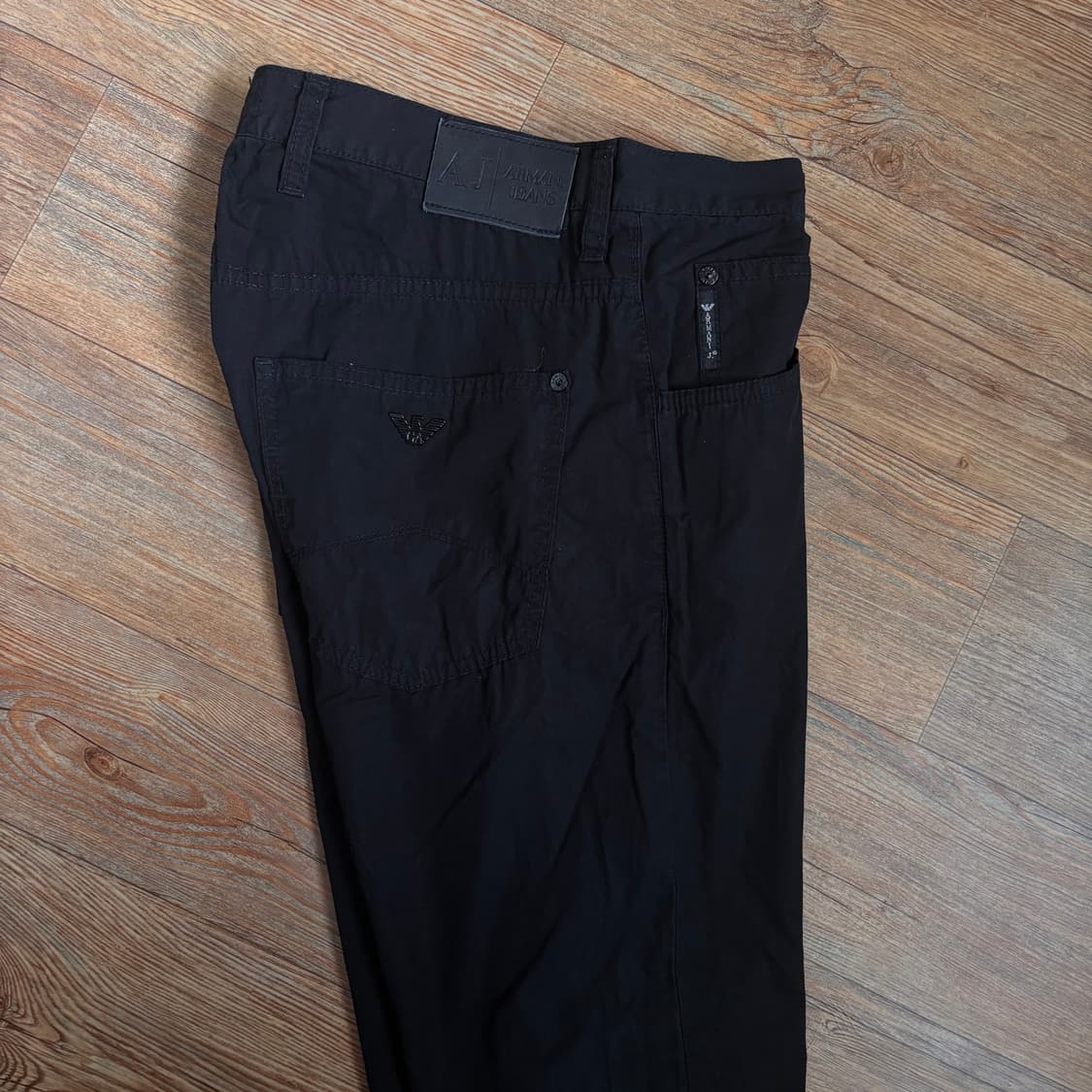 AJ 알마니진 블랙 30 면바지 로라이즈 신세계 수입 정품 상품이미지5