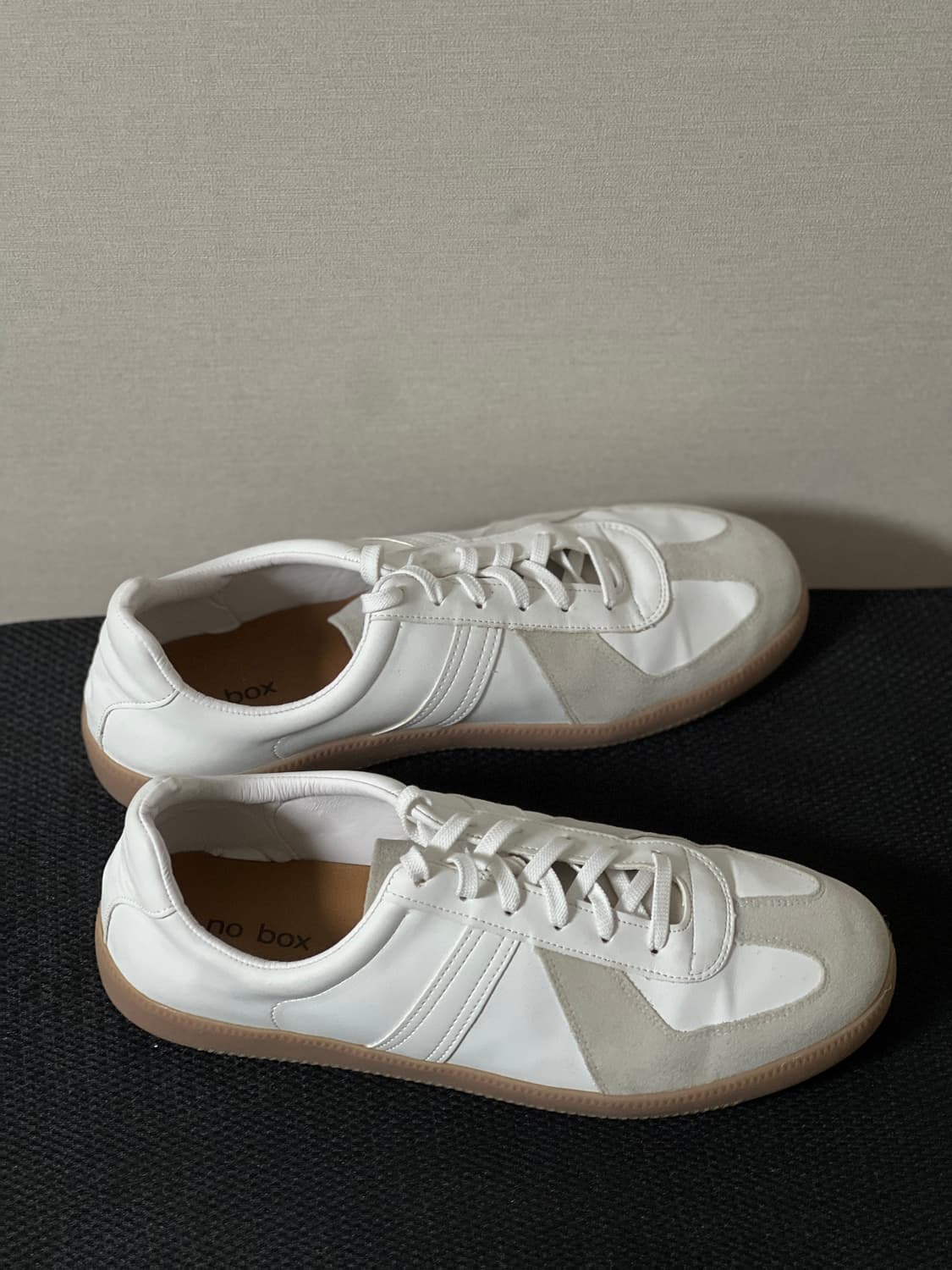 화이트 스웨이드 독일군 스니커즈 280 상품이미지5