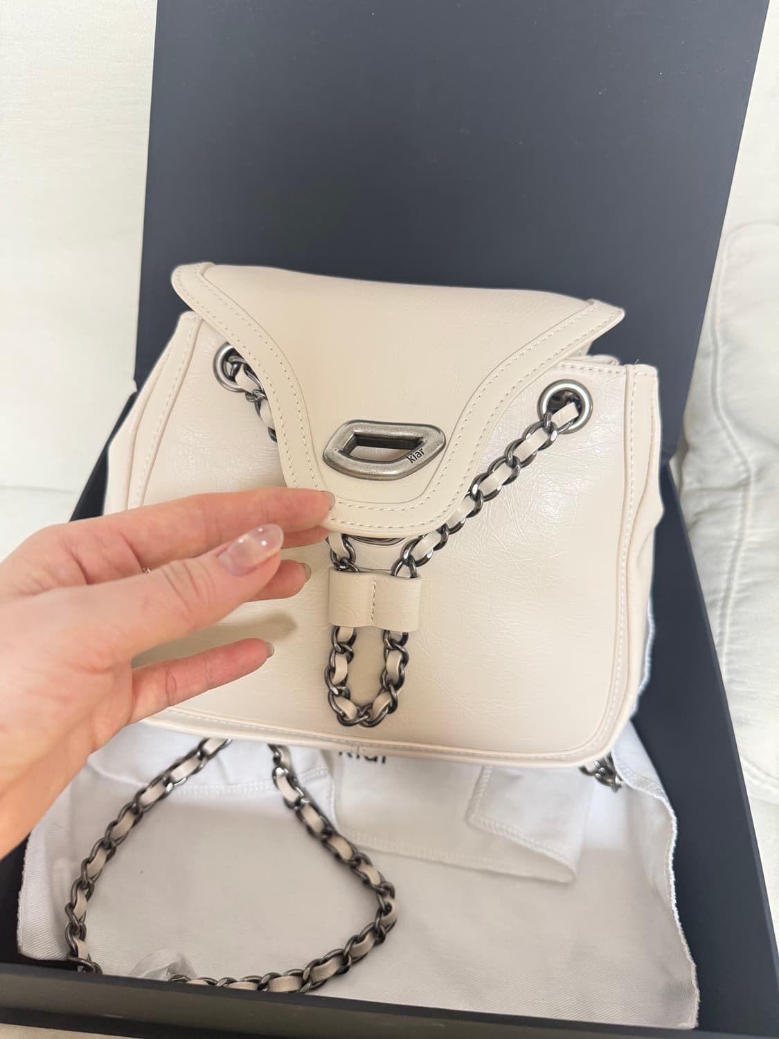 새상품 키아르 젤타 뱍팩 토트 백 소가죽 상품이미지5