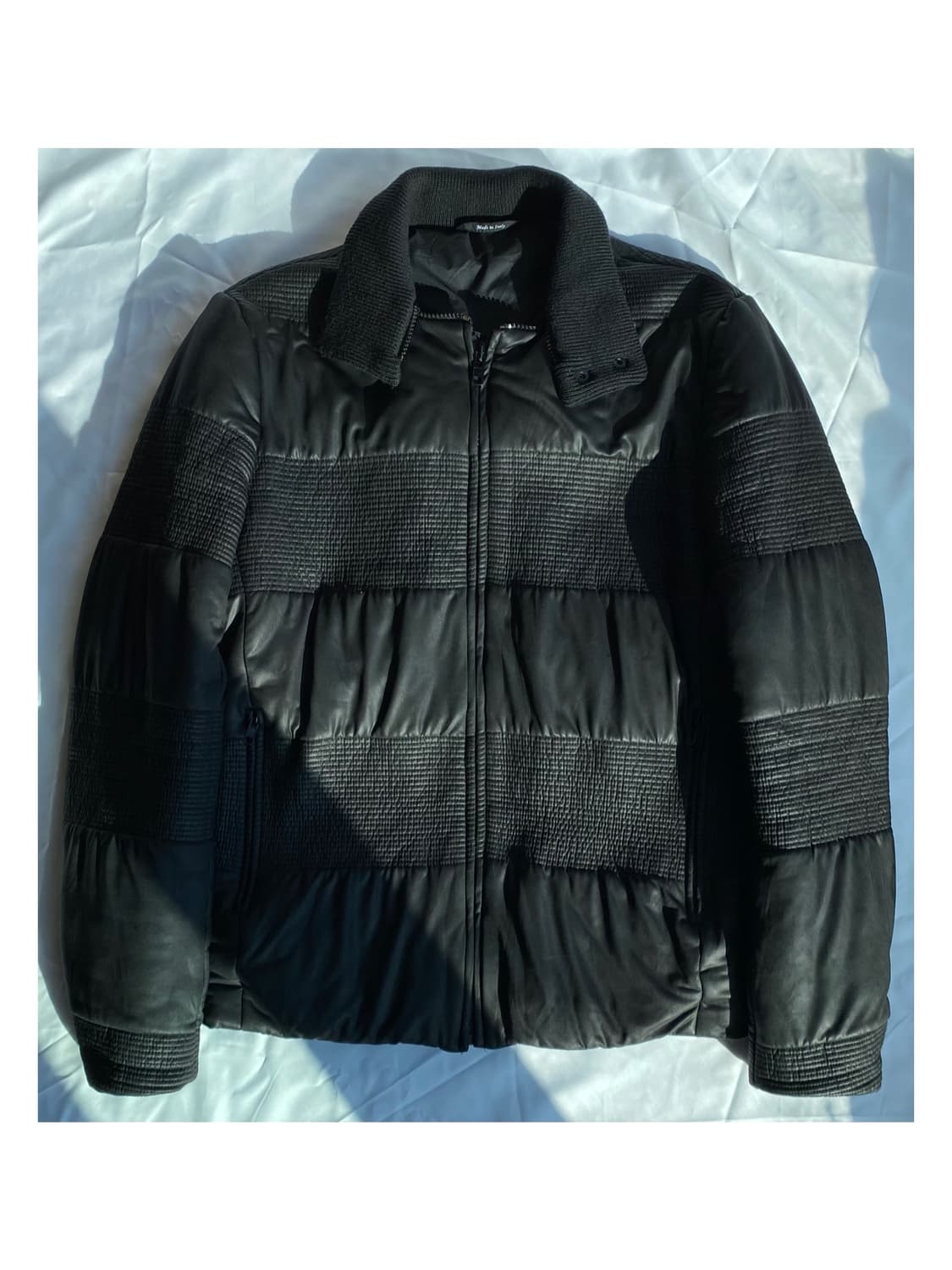 마틴 마르지엘라 패널 왁스드 패딩 자켓 아카이브 푸퍼 아티저널 상품이미지3