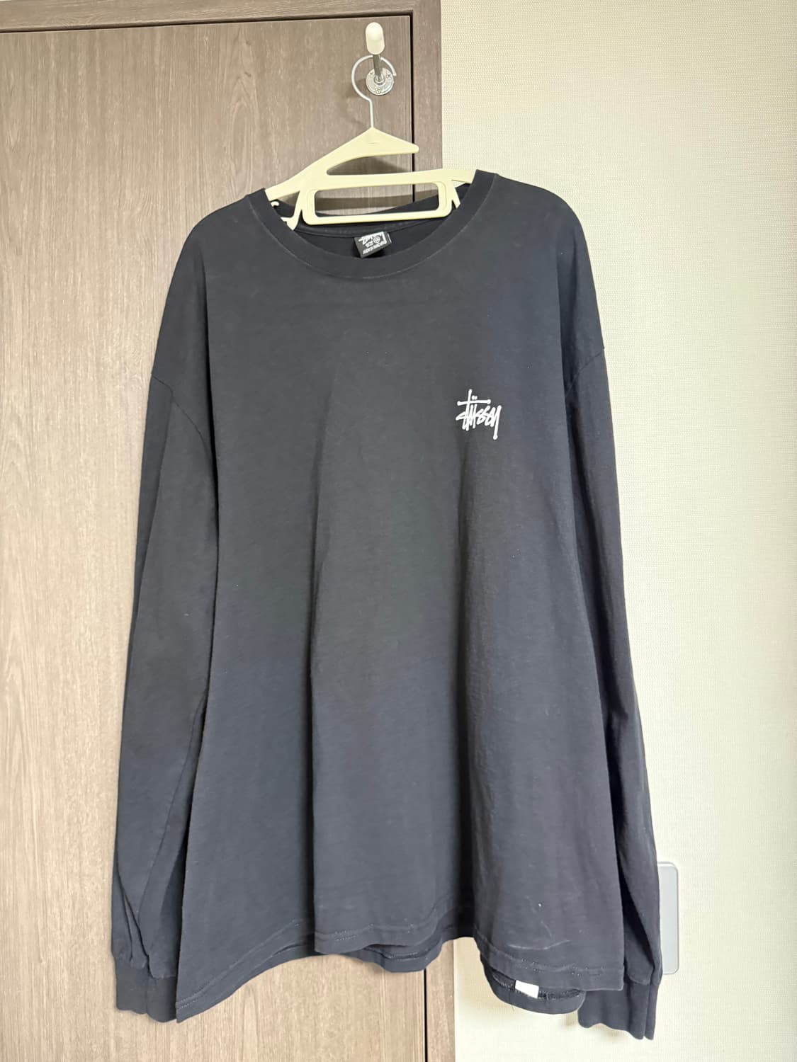 스투시 베이직 롱슬리브 티셔츠 블랙 XXL 상품이미지1