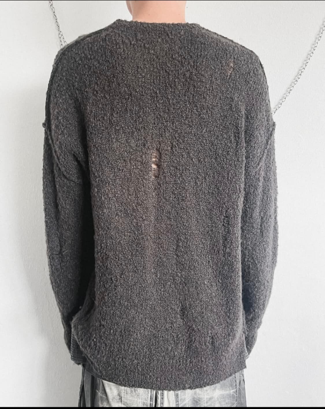 올세인츠 uk 그런지 디스트로이드 니트 상품이미지3