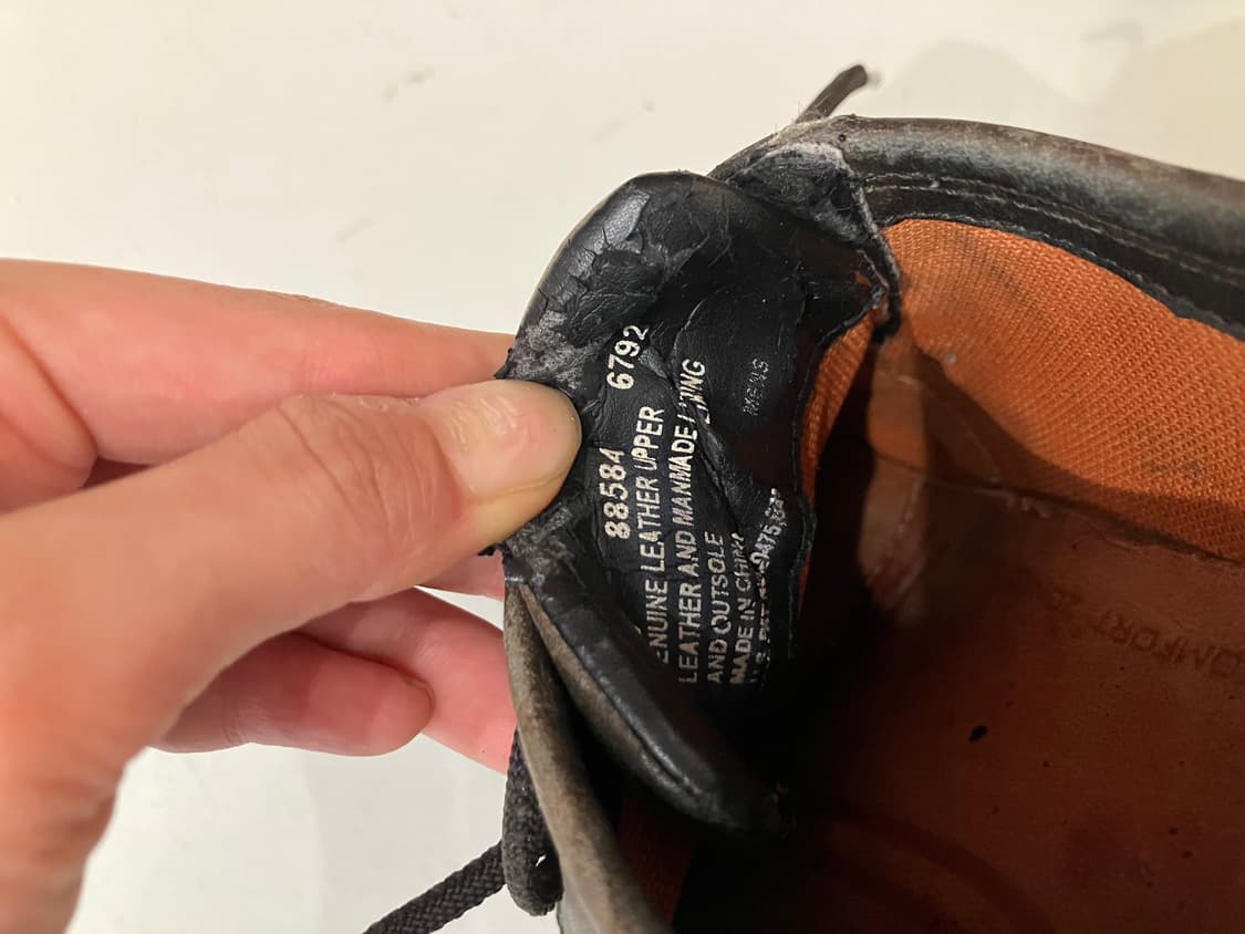 260) Timberland 다크브라운 레더 워크 슈즈 상품이미지8