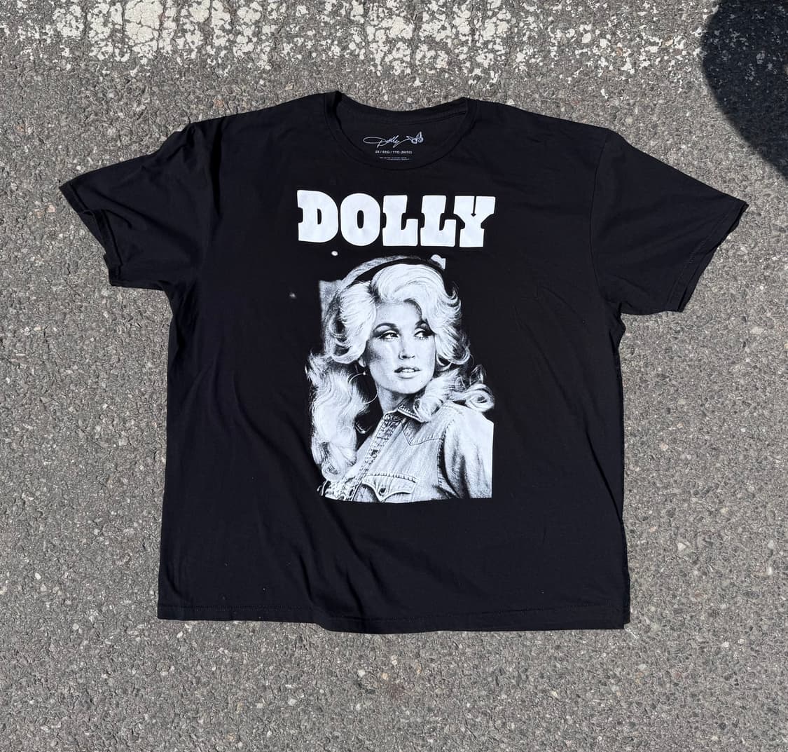 빈티지 Dolly Parton 밴드티 반팔 XXL (757) 상품이미지1