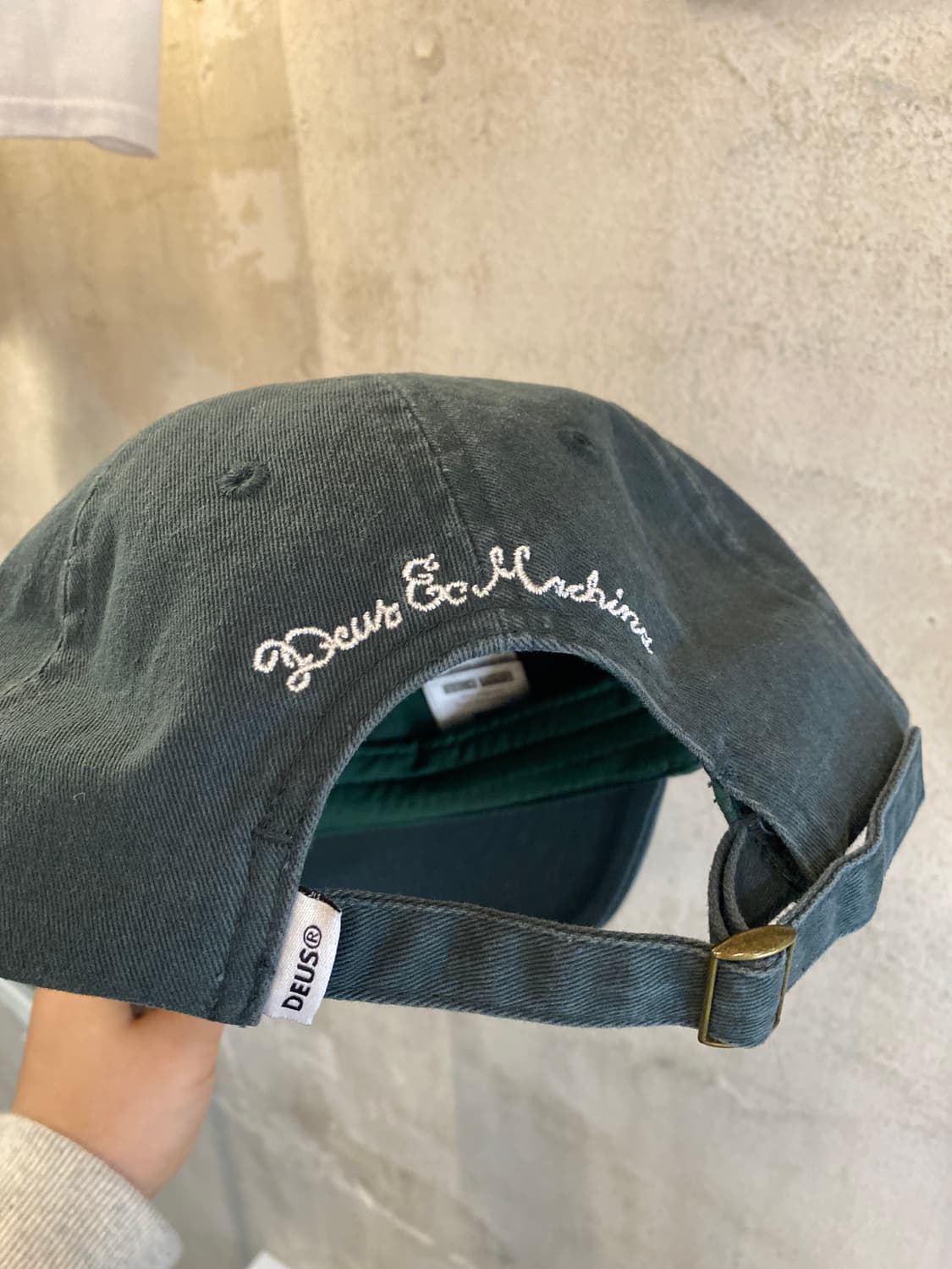 데우스 볼캡 모자 딥그린  상품이미지2