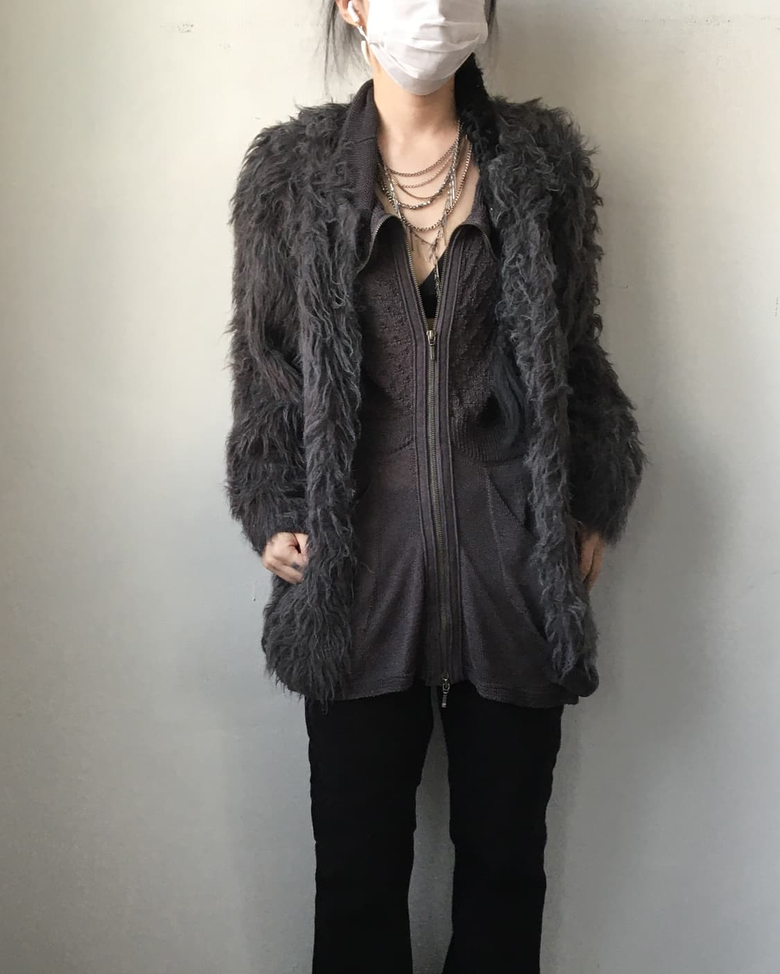 Fluffy knit cardigan 상품이미지6