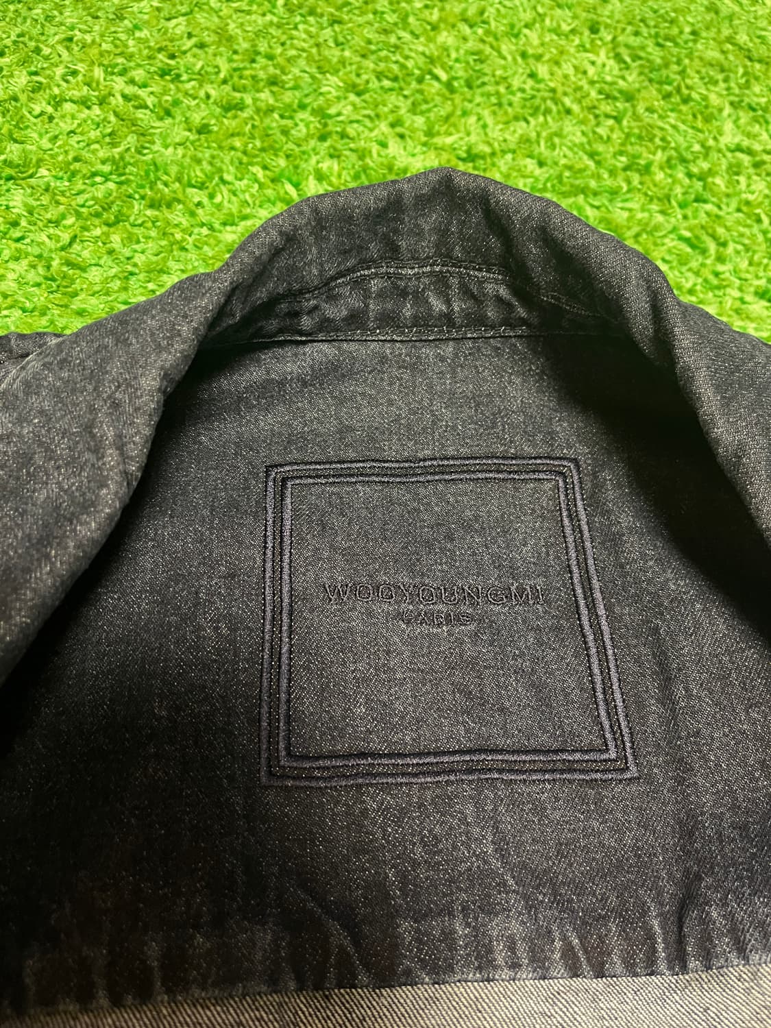 우영미 데님 바시티 자켓 상품이미지8